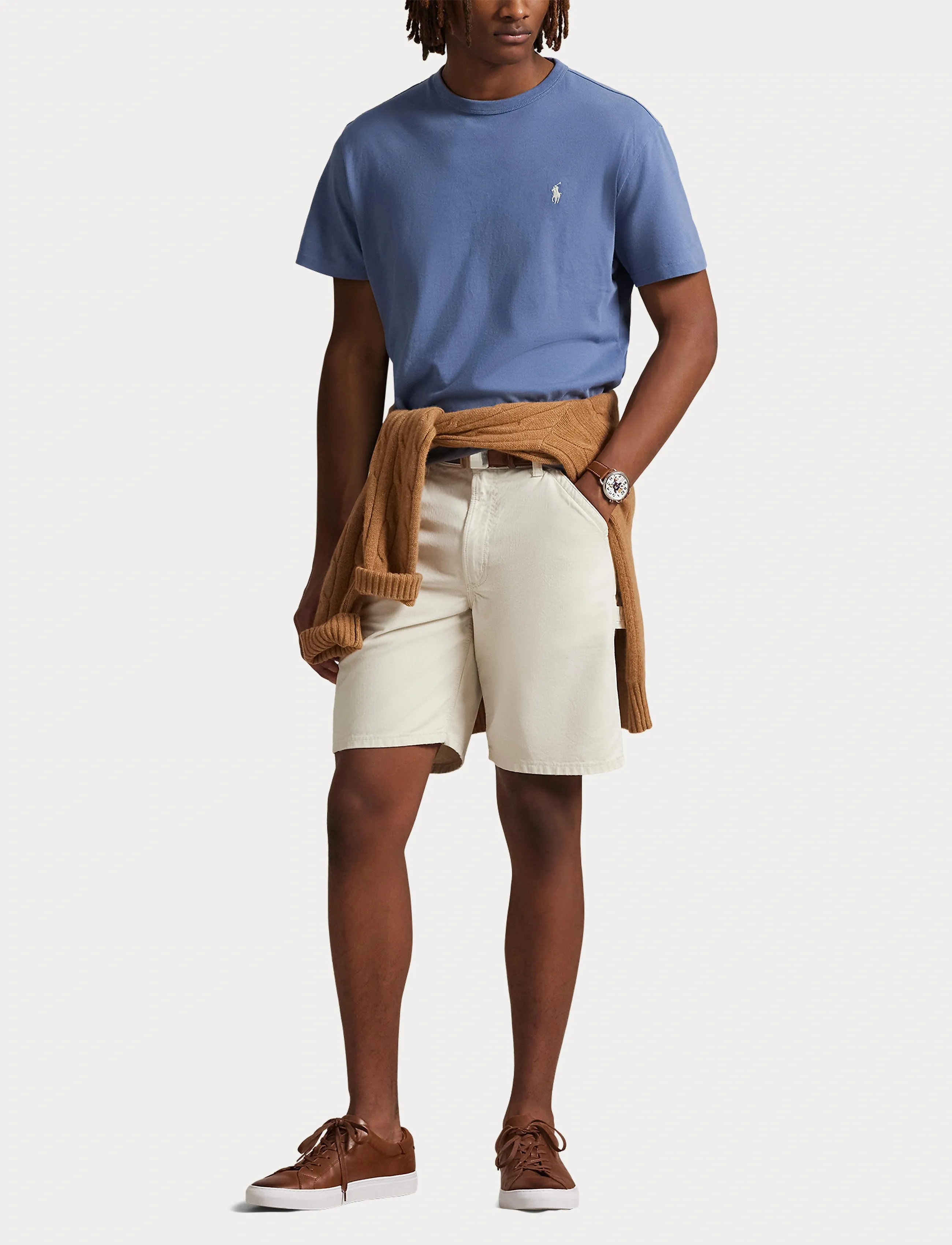 Polo Ralph Lauren - Classic Fit Jersey Crewneck T-Shirt - kortærmede t-shirts - capri blue - 4
