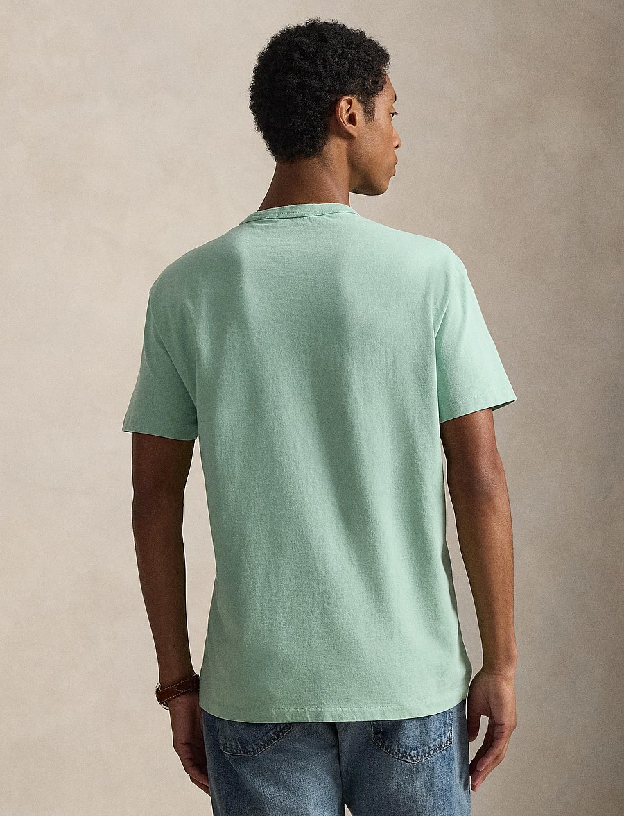 Polo Ralph Lauren - Classic Fit Jersey Crewneck T-Shirt - kurzärmelig - celadon - 5