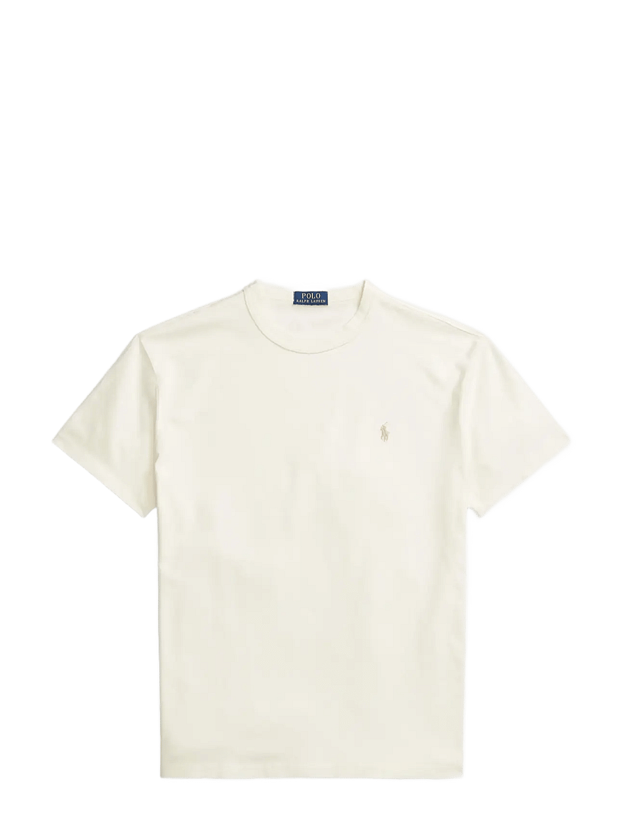 Polo Ralph Lauren - Classic Fit Jersey Crewneck T-Shirt - kurzärmelig - clubhouse cream - 1