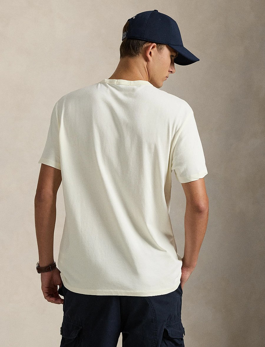 Polo Ralph Lauren - Classic Fit Jersey Crewneck T-Shirt - kurzärmelig - clubhouse cream - 2