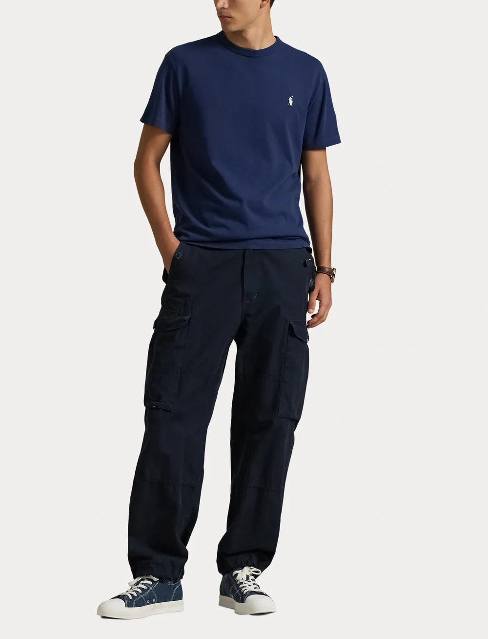 Polo Ralph Lauren - Classic Fit Jersey Crewneck T-Shirt - short-sleeved t-shirts - cruise navy - 4