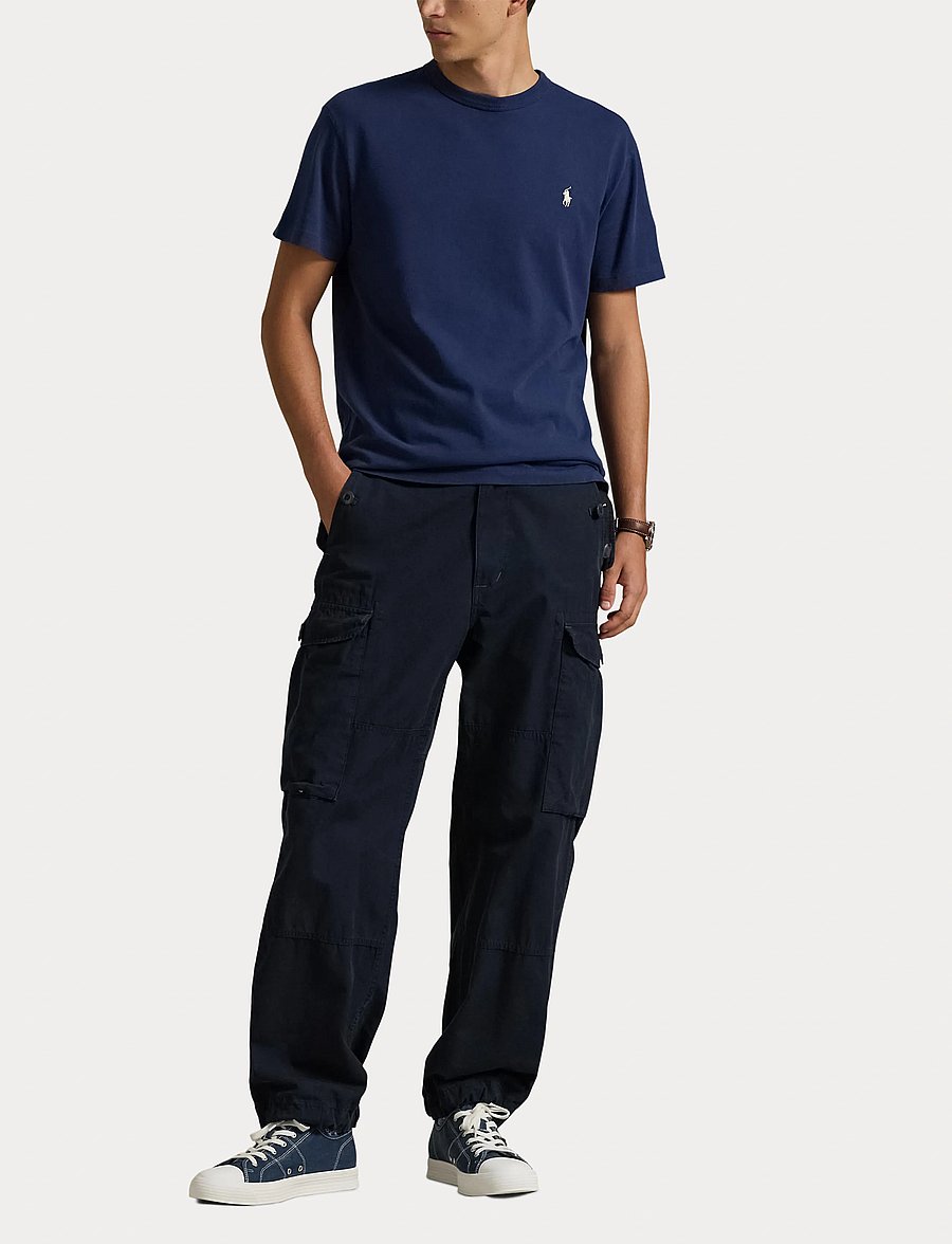 Polo Ralph Lauren - Classic Fit Jersey Crewneck T-Shirt - kurzärmelig - cruise navy - 4