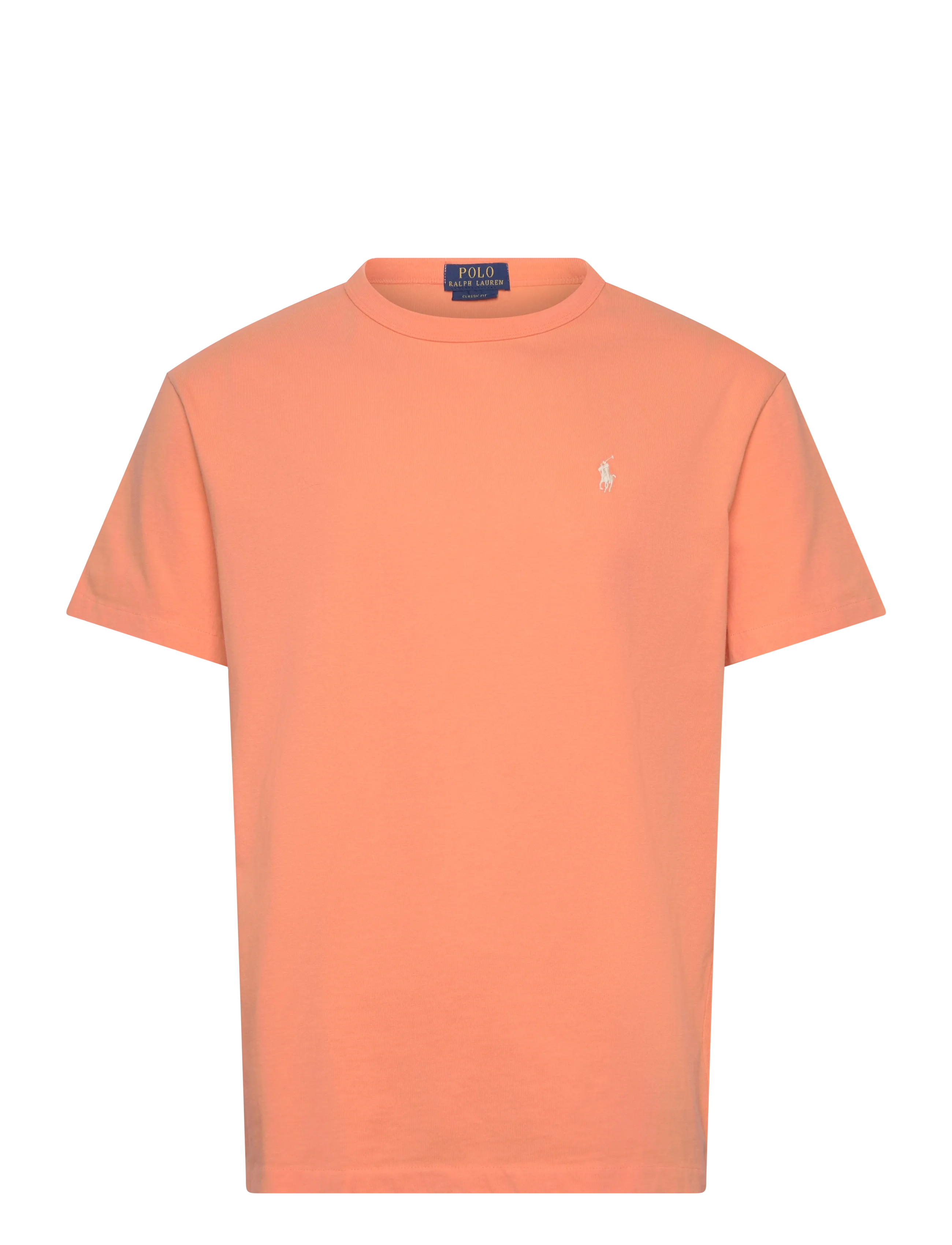 Classic Fit Jersey Crewneck T-Shirt - POMPANO ORANGE
