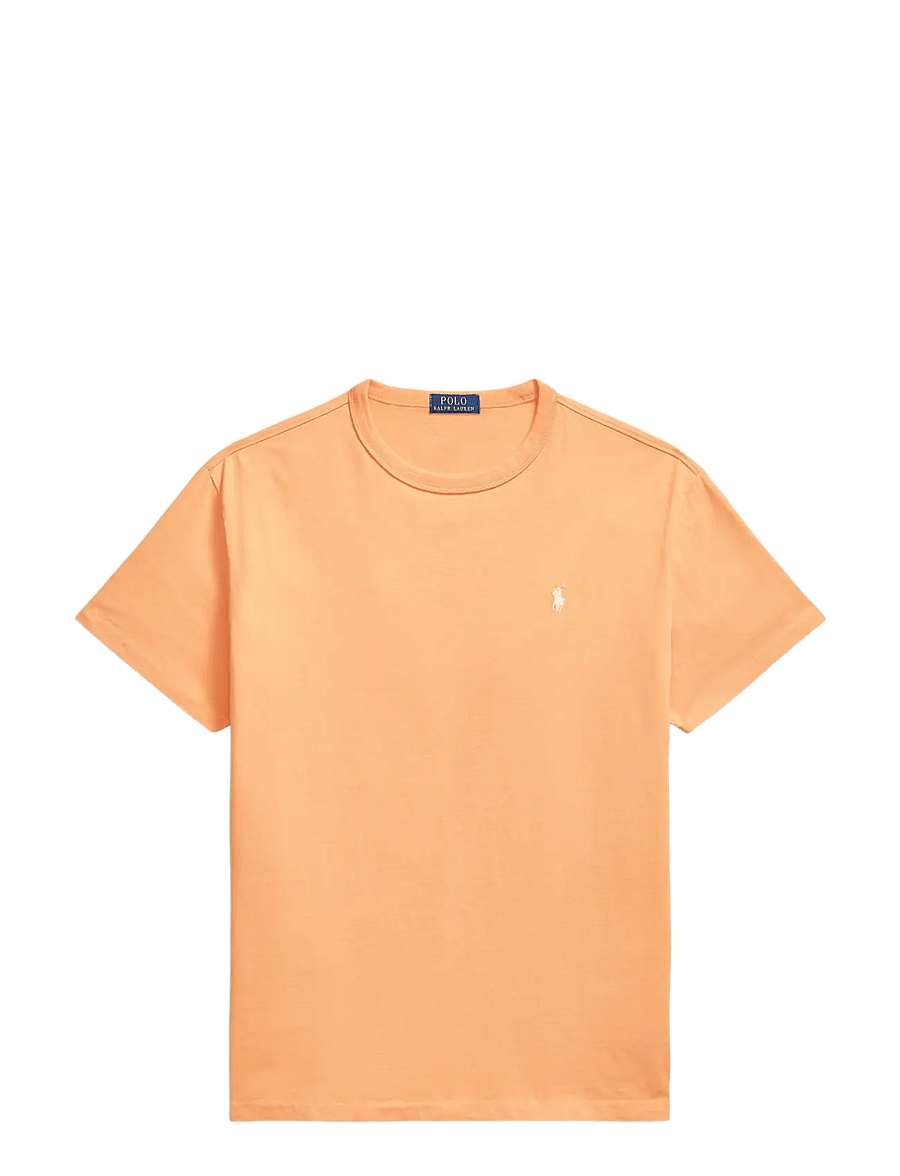 Polo Ralph Lauren - Classic Fit Jersey Crewneck T-Shirt - kurzärmelig - pompano orange - 1