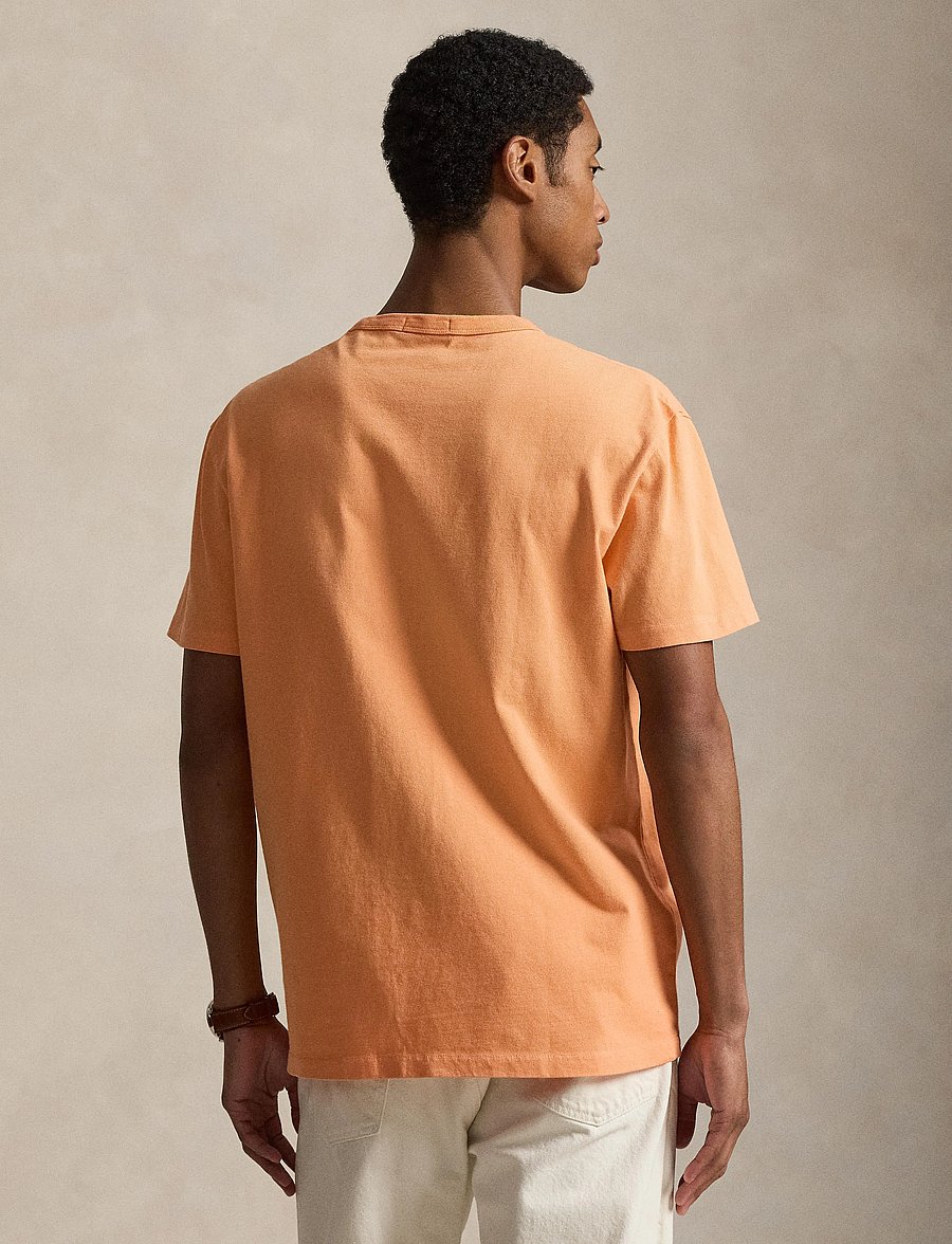 Polo Ralph Lauren - Classic Fit Jersey Crewneck T-Shirt - kurzärmelig - pompano orange - 2