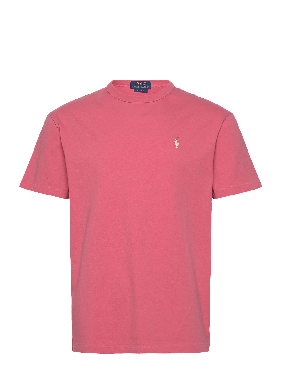 Polo Ralph Lauren - Classic Fit Jersey Crewneck T-Shirt - kurzärmelig - red sky - 1