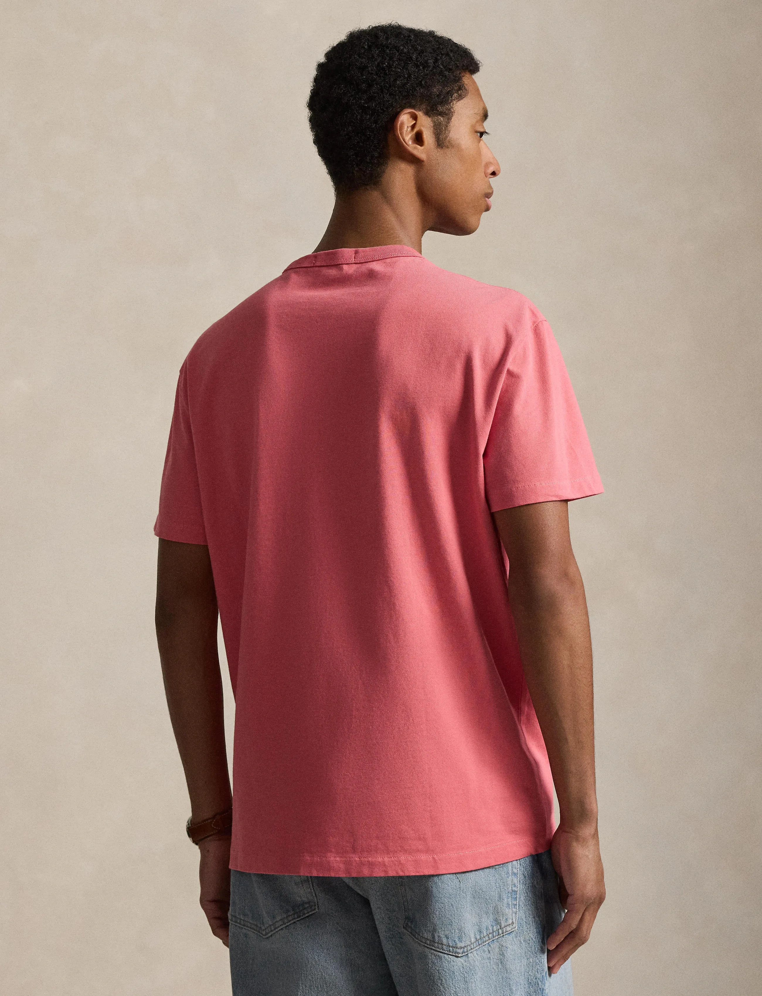 Polo Ralph Lauren - Classic Fit Jersey Crewneck T-Shirt - marškinėliai trumpomis rankovėmis - red sky - 3