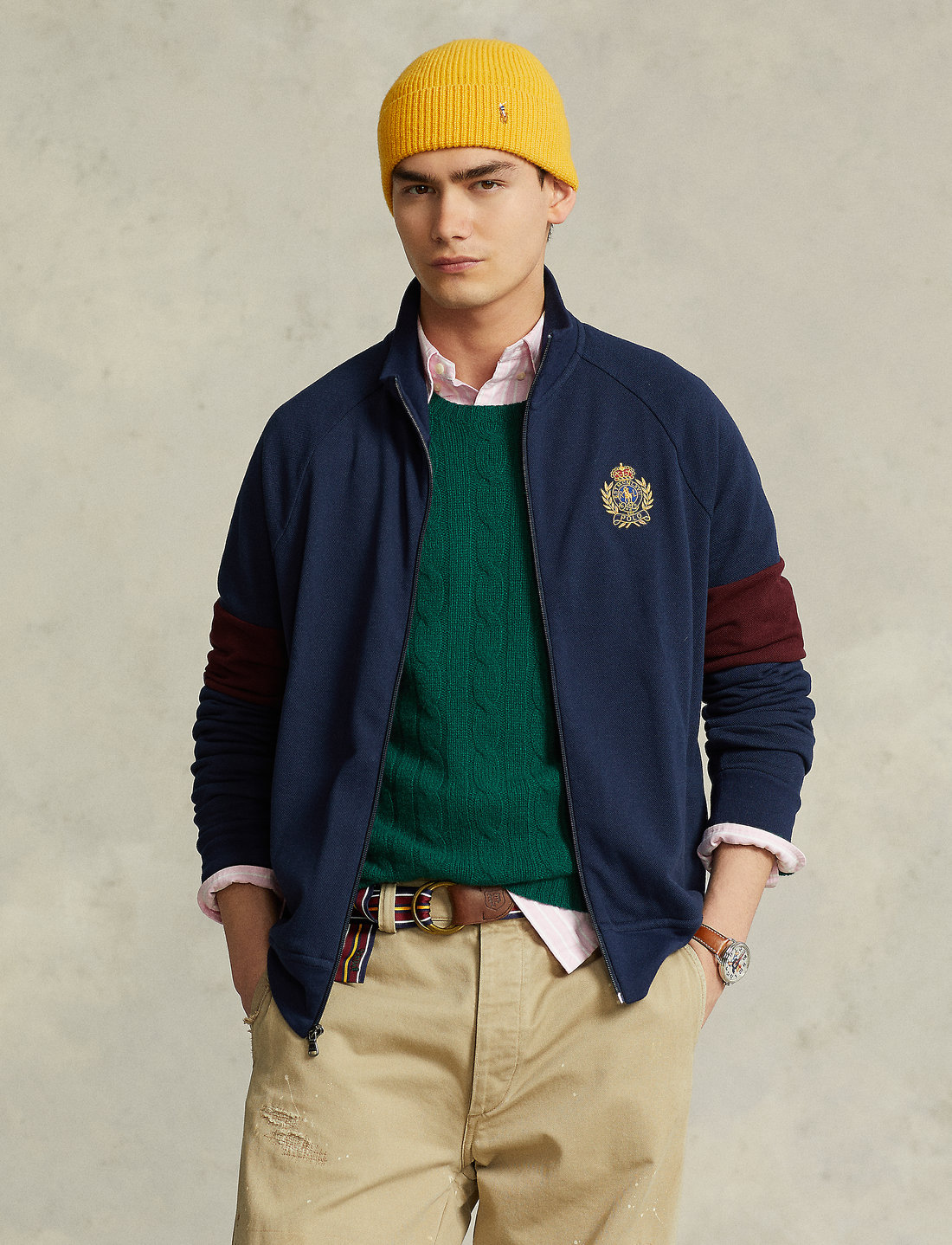 Polo Ralph Lauren Polo Crest Big Pony Mesh Track Jacket