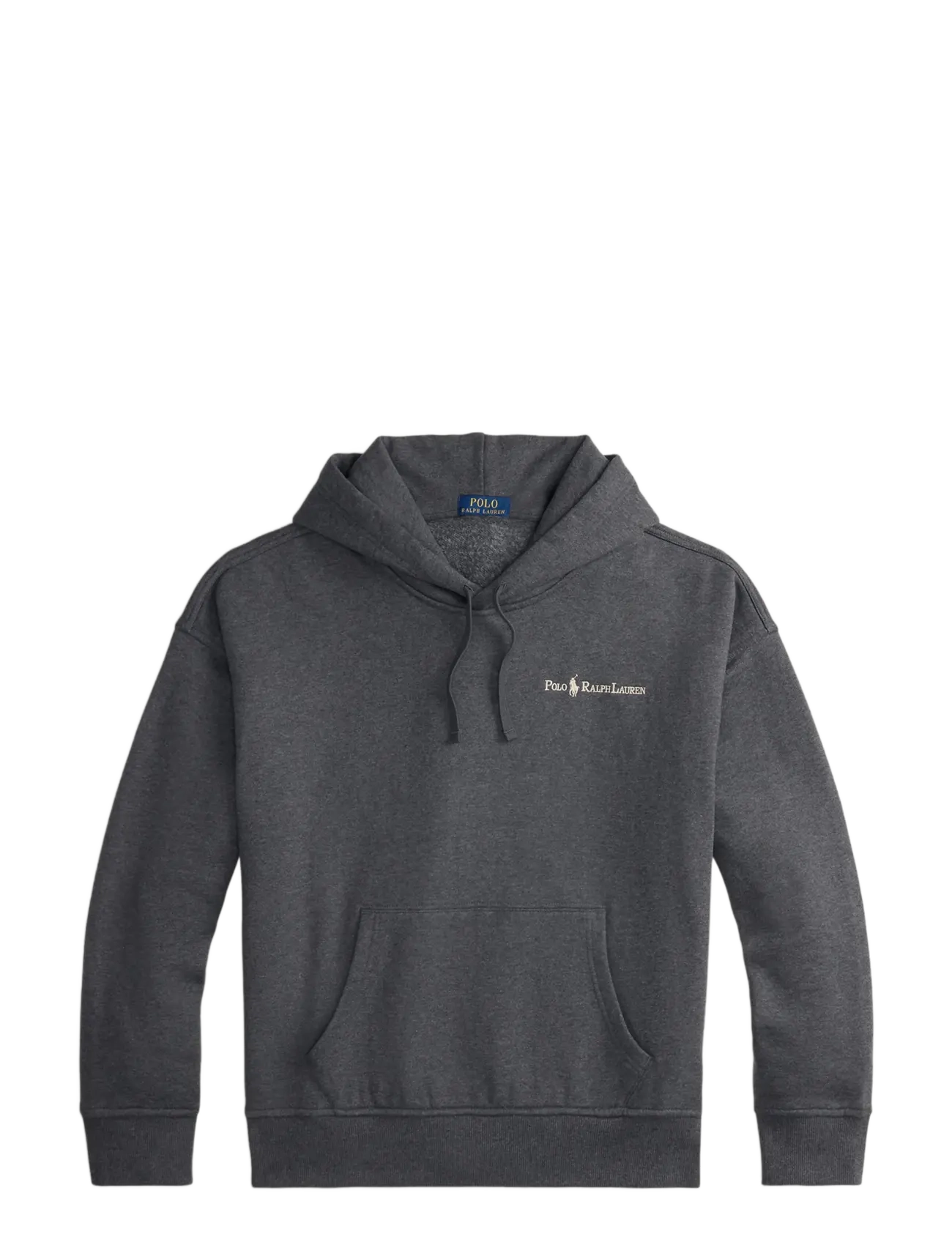 Polo Ralph Lauren Relaxed Fit Logo Fleece Hoodie - Sweatshirts & hættetrøjer - BARCLAY HEATHER / black