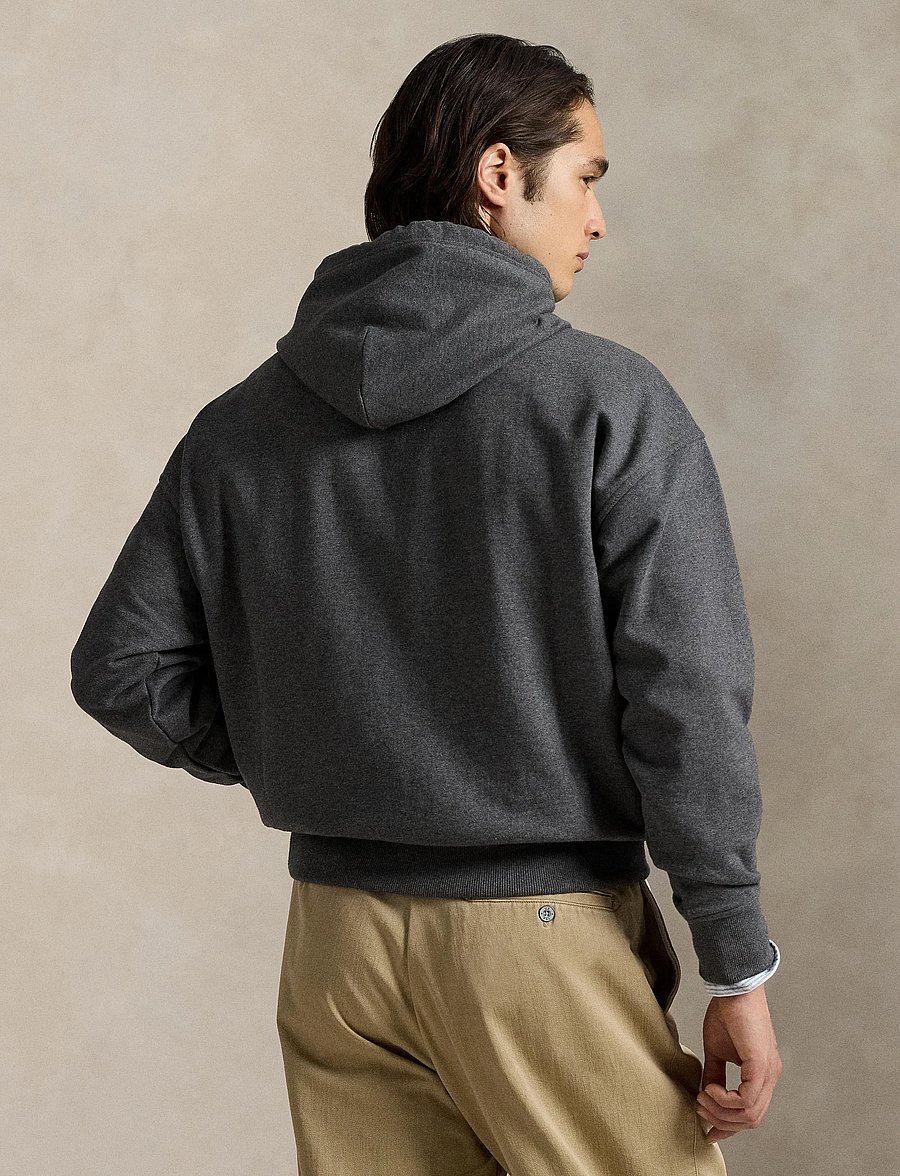 Polo Ralph Lauren - Relaxed Fit Logo Fleece Hoodie - sweats à capuche - barclay heather - 2