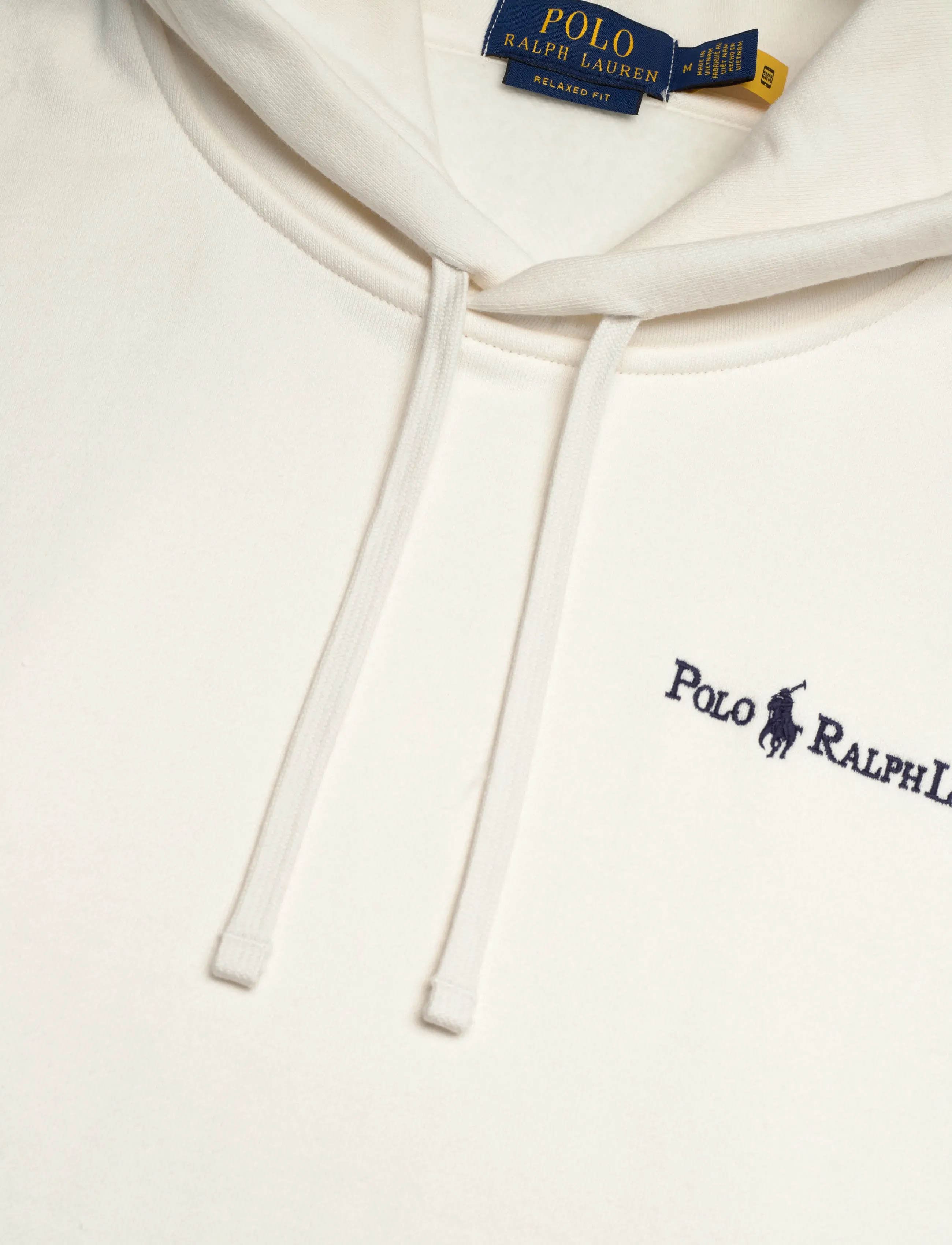 Polo Ralph Lauren - Relaxed Fit Logo Fleece Hoodie - hættetrøjer - deckwash white - 2