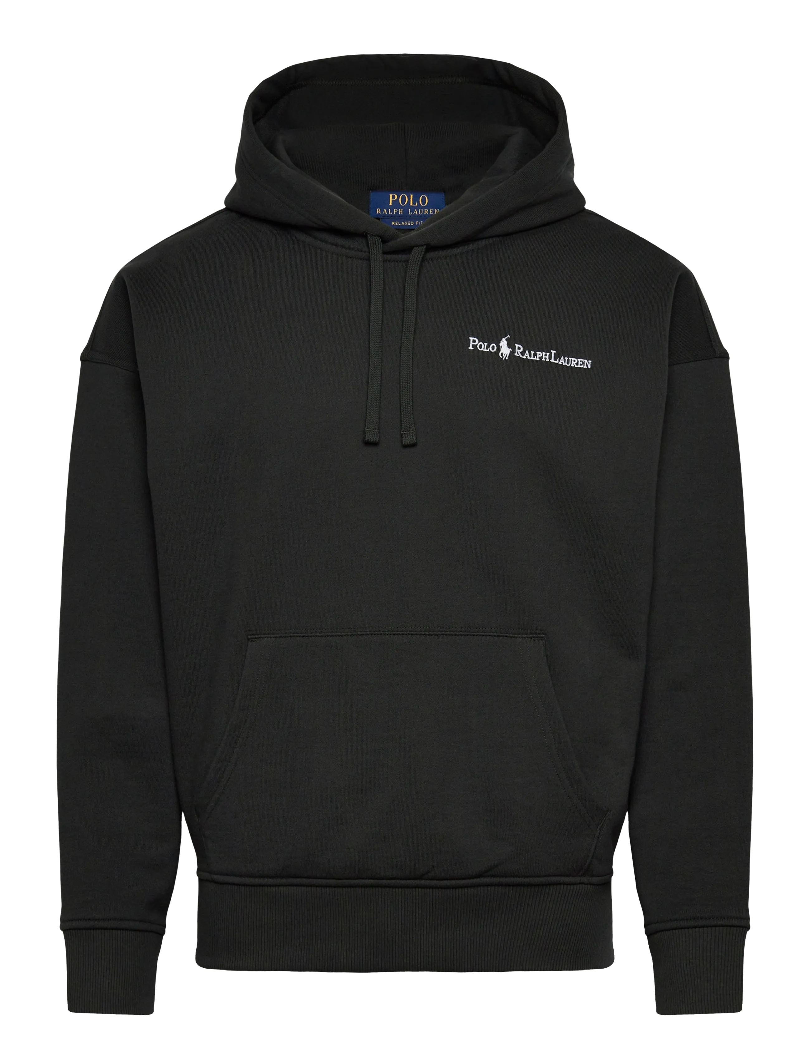 Relaxed Fit Logo Fleece Hoodie - DEEP GREY