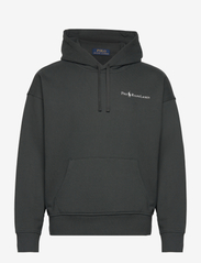 Relaxed Fit Logo Fleece Hoodie - FADED BLACK CANVA