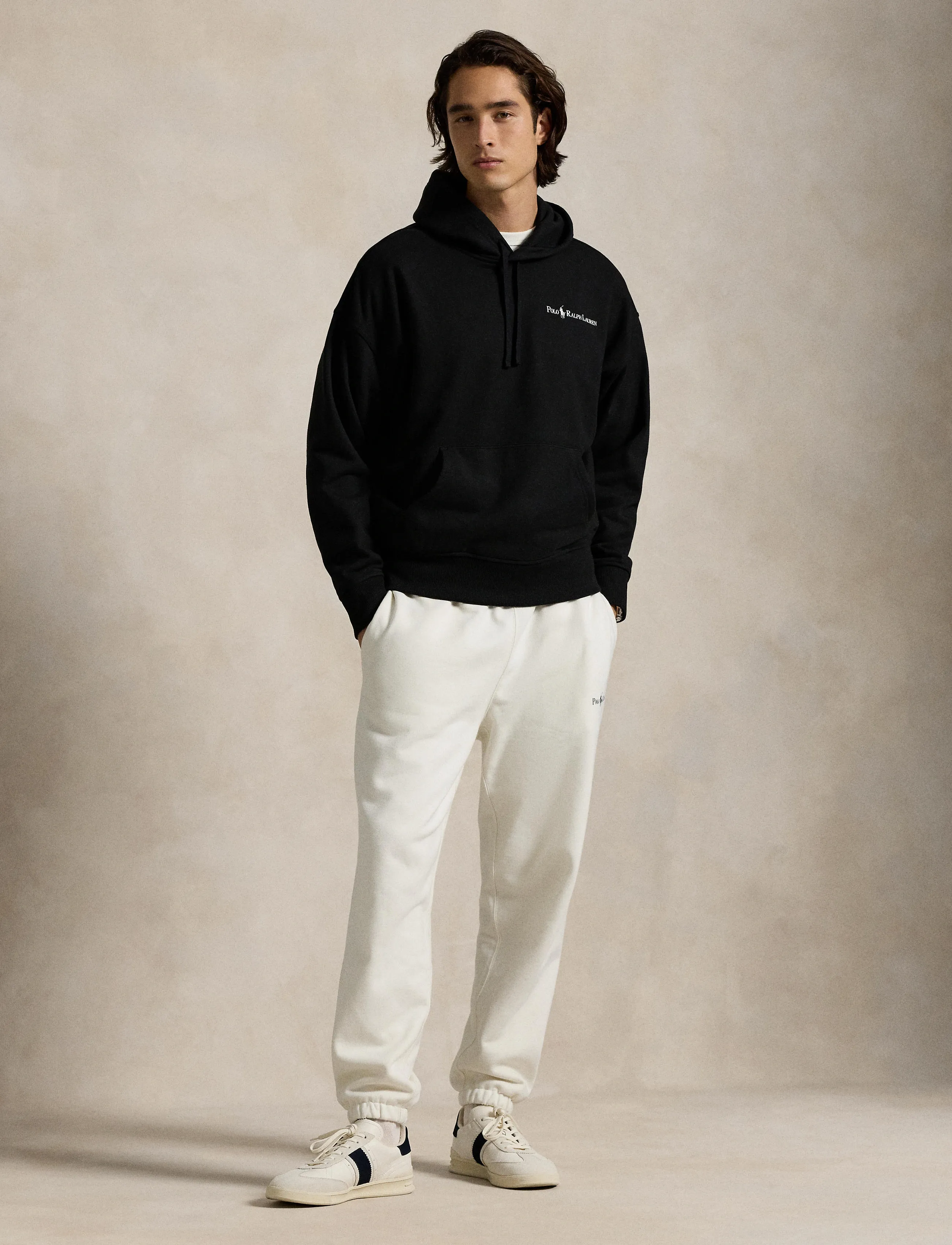 Polo Ralph Lauren Relaxed Fit Logo Fleece Hoodie - Kapuzenpullover - POLO BLACK / black