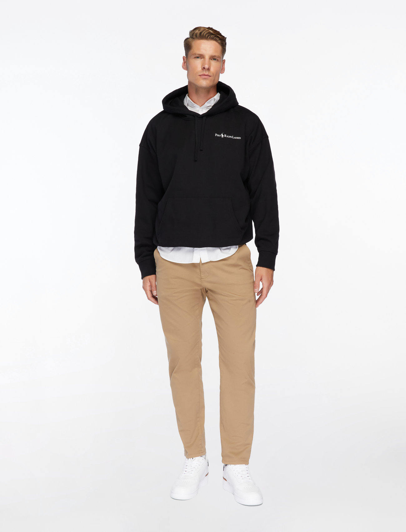 Polo Ralph Lauren - Relaxed Fit Logo Fleece Hoodie - hoodies - polo black - 3