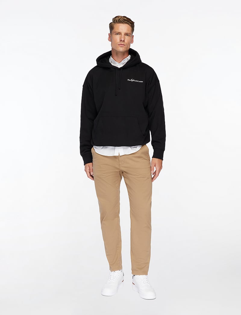 Polo Ralph Lauren - Relaxed Fit Logo Fleece Hoodie - hoodies - polo black - 3