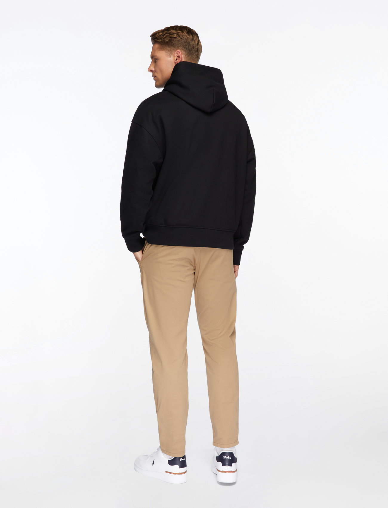 Polo Ralph Lauren - Relaxed Fit Logo Fleece Hoodie - hoodies - polo black - 5