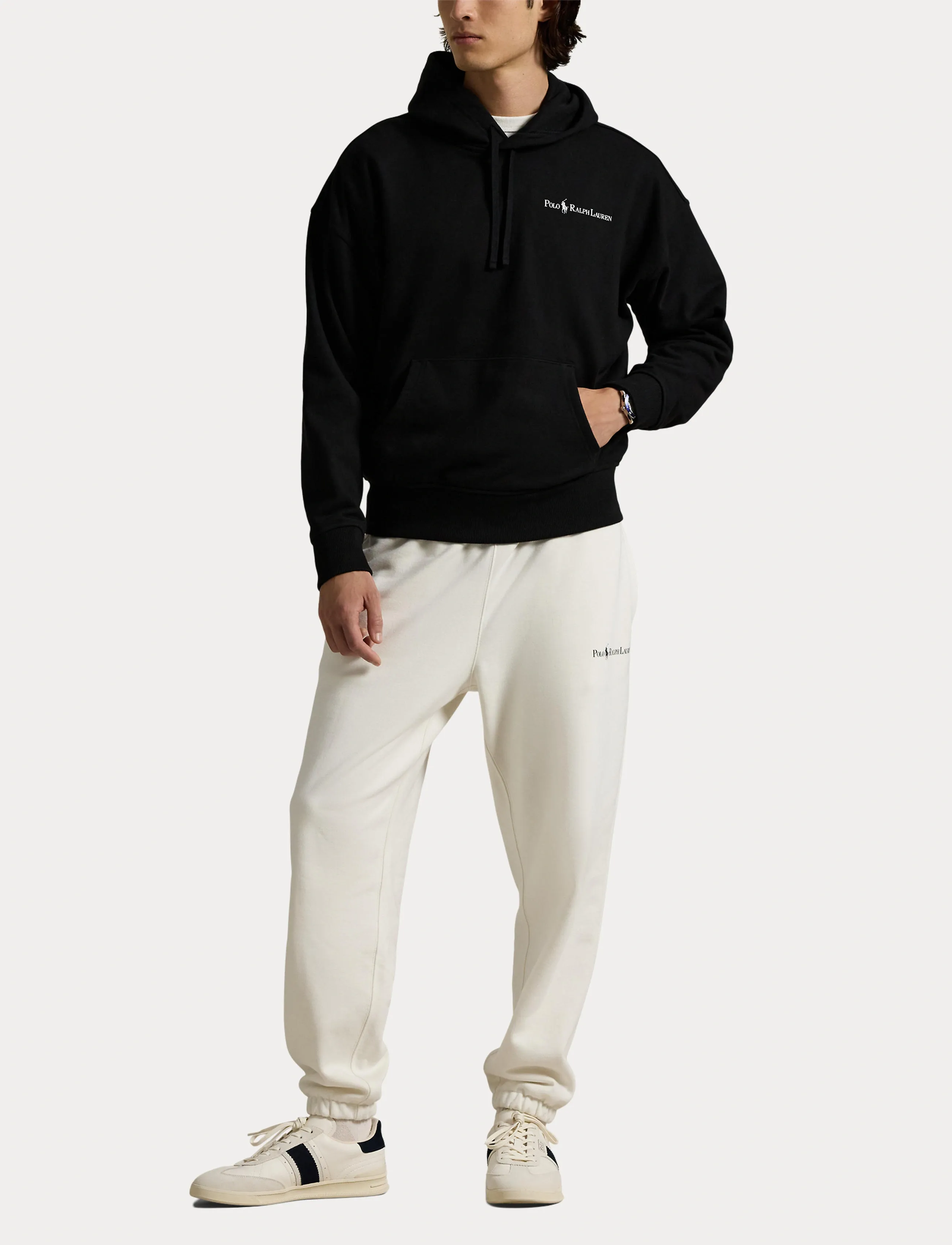 Polo Ralph Lauren - Relaxed Fit Logo Fleece Hoodie - kapuzenpullover - polo black - 5