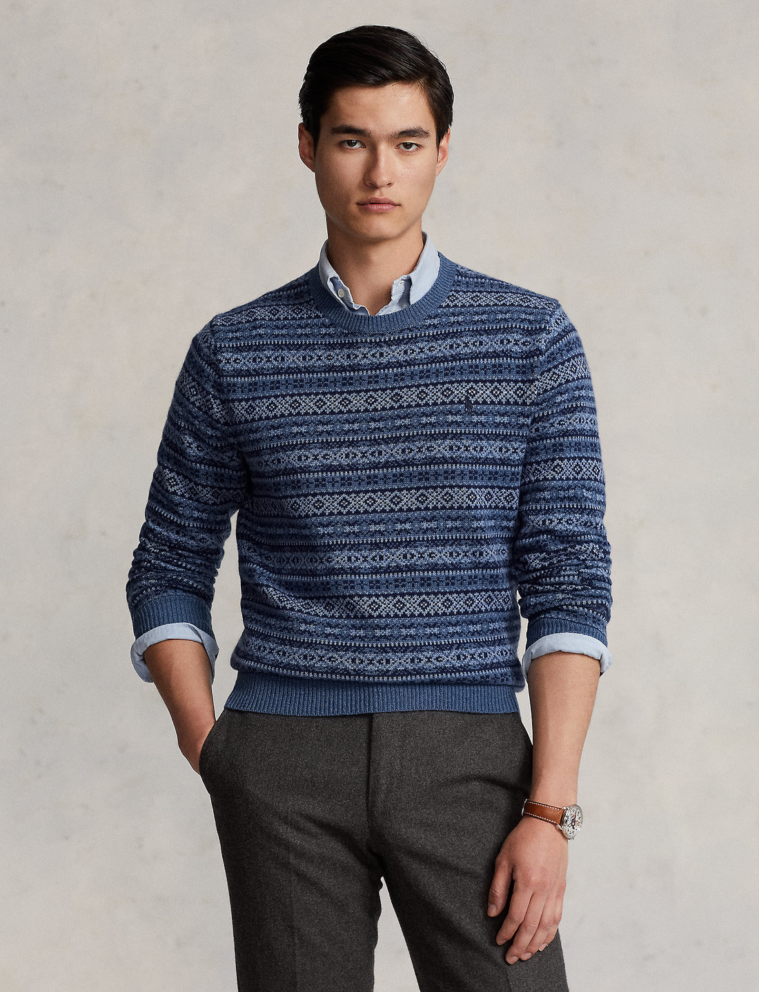Polo ralph lauren fair isle sweater outlet