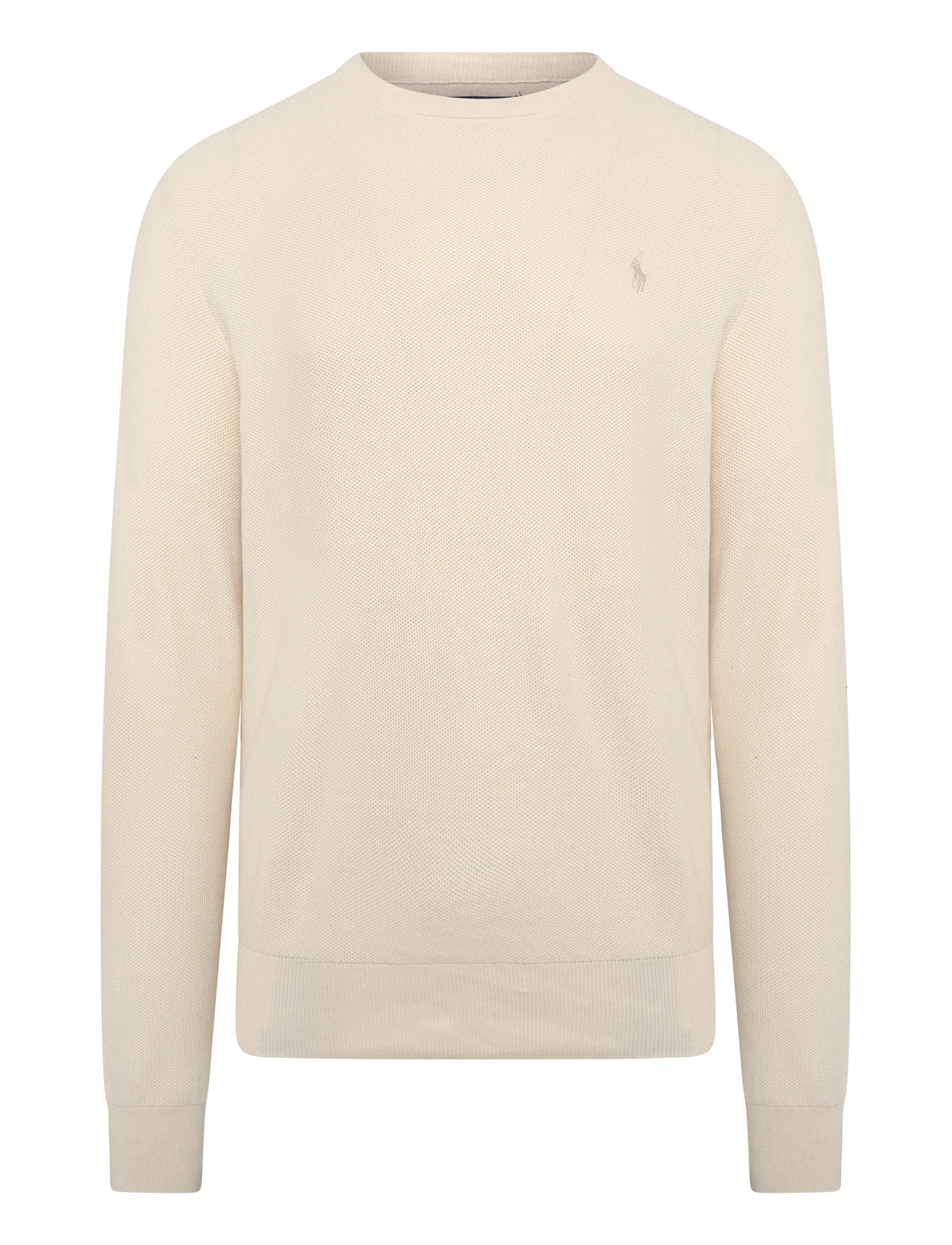 Polo Ralph Lauren Mesh-Knit Cotton Crewneck Sweater - Rundhals - ANDOVER CREAM / cream