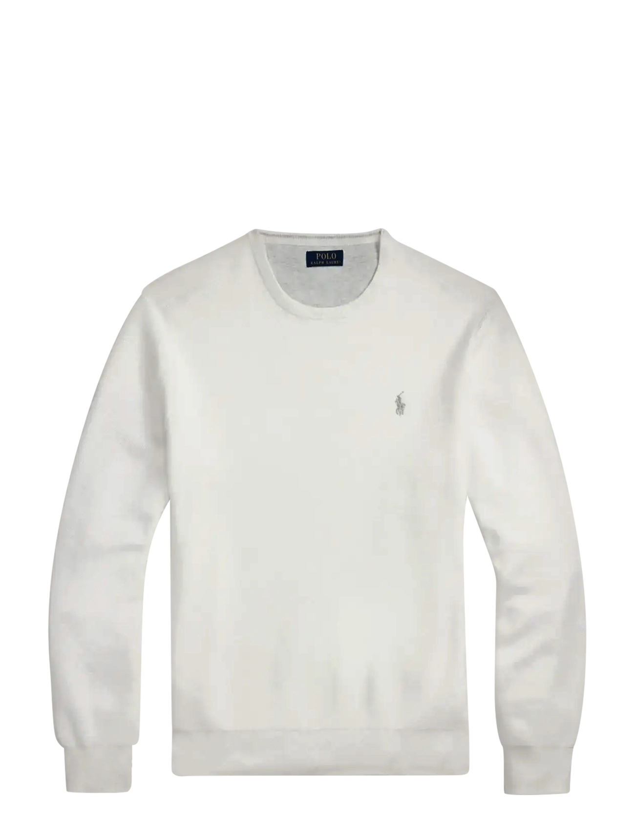 Polo Ralph Lauren Mesh-Knit Cotton Crewneck Sweater - Strickmode - DECKWASH WHITE / white