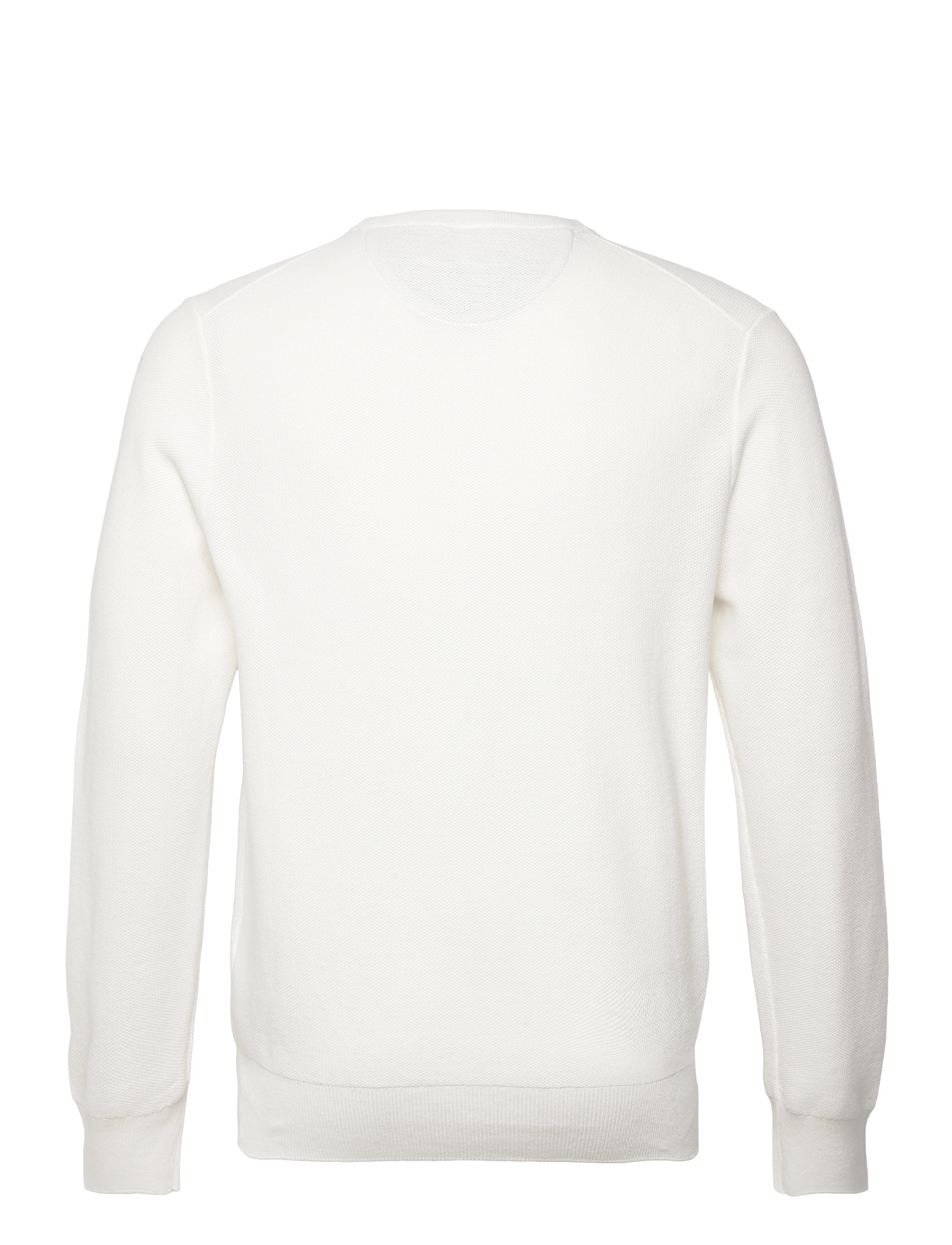 Polo Ralph Lauren - Mesh-Knit Cotton Crewneck Sweater - rund hals - deckwash white - 2