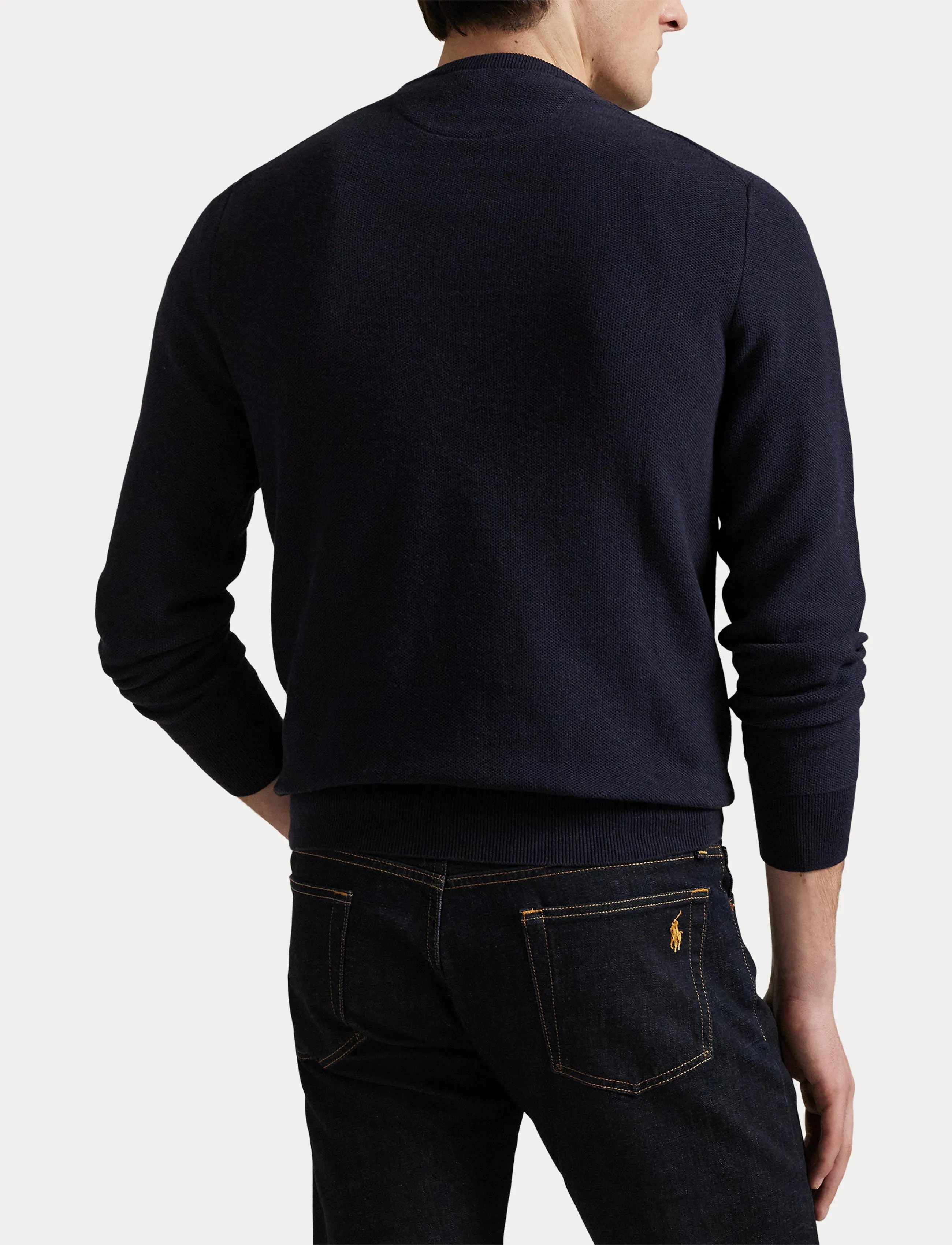 Polo Ralph Lauren - 32/2 COTTON-LSL-PLO - rundhals - navy htr - 5