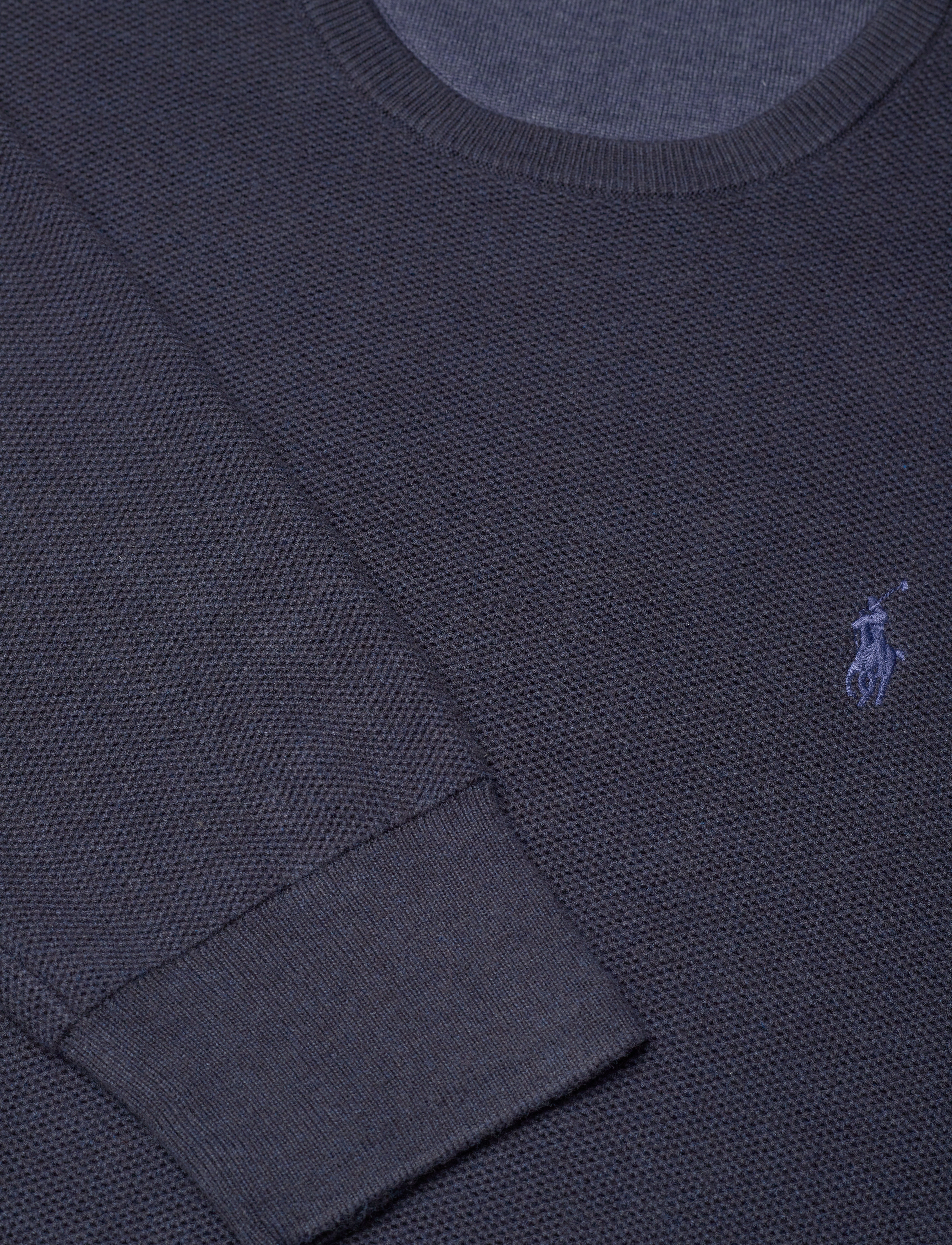 Polo Ralph Lauren - 32/2 COTTON-LSL-PLO - rund hals - navy htr - 5