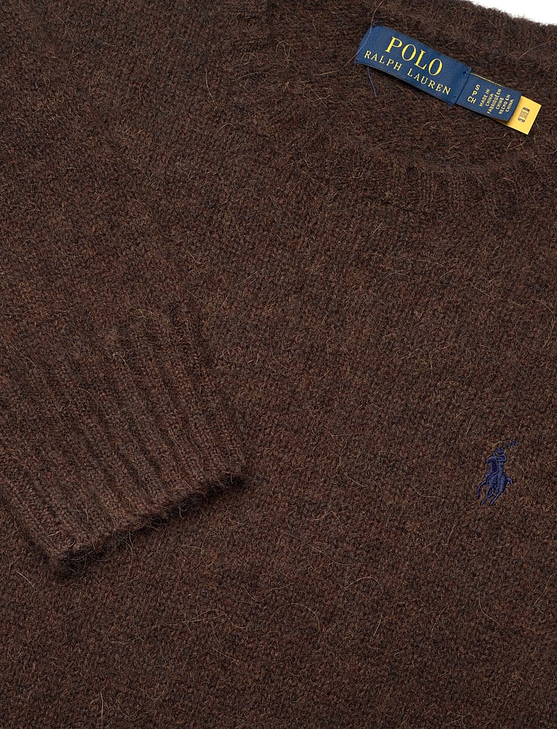 Polo Ralph Lauren - Textured Crewneck Sweater - Ümmarguse kaelusega kudumid - cacao brown heath - 2