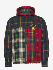 Hooded hot sale shirt jacket