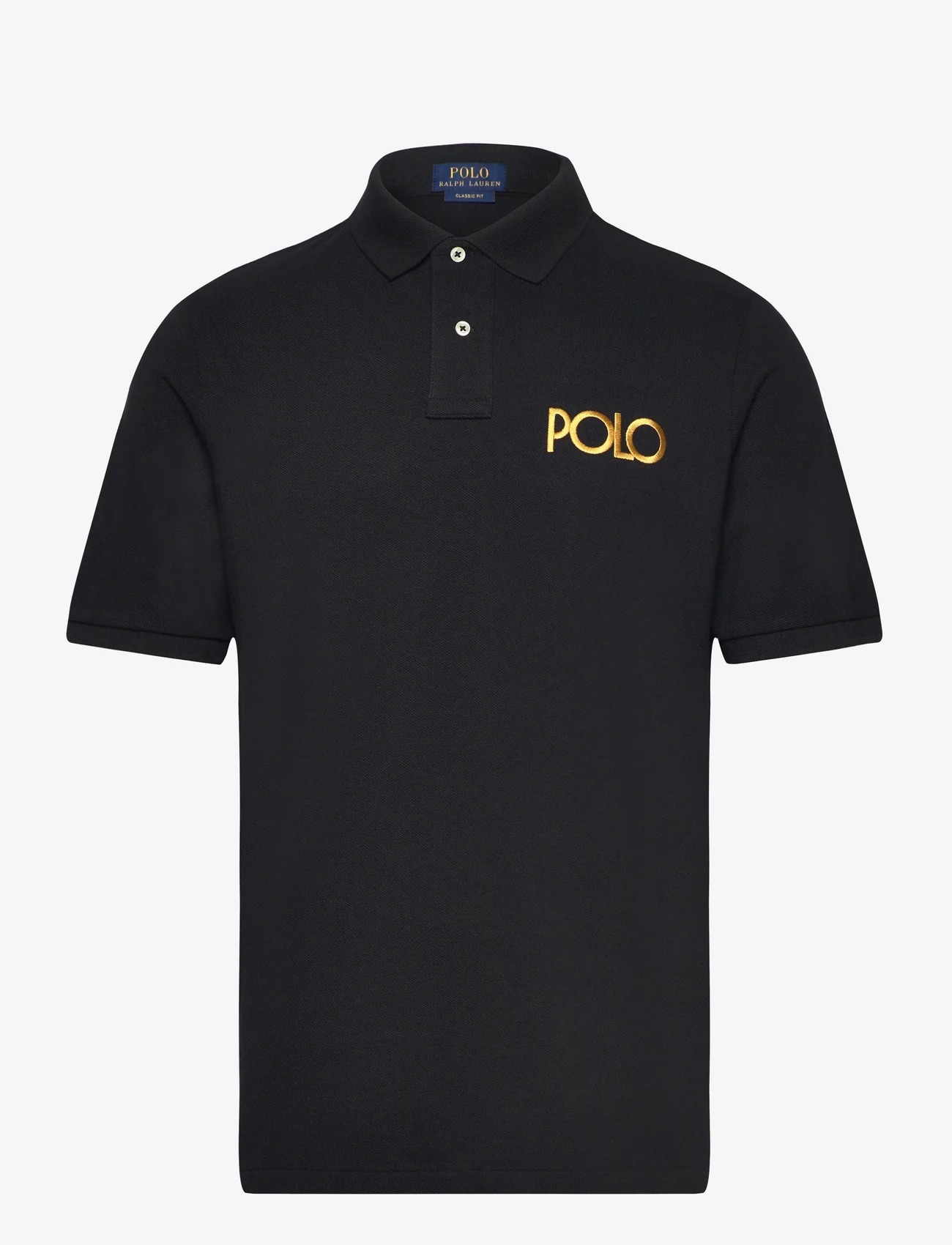 Polo Ralph Lauren - Classic Fit Logo Mesh Polo Shirt - polo marškinėliai trumpomis rankovėmis - polo black - 0