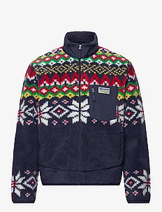 Fair Isle-Inspired Pile Fleece Jacket, Polo Ralph Lauren