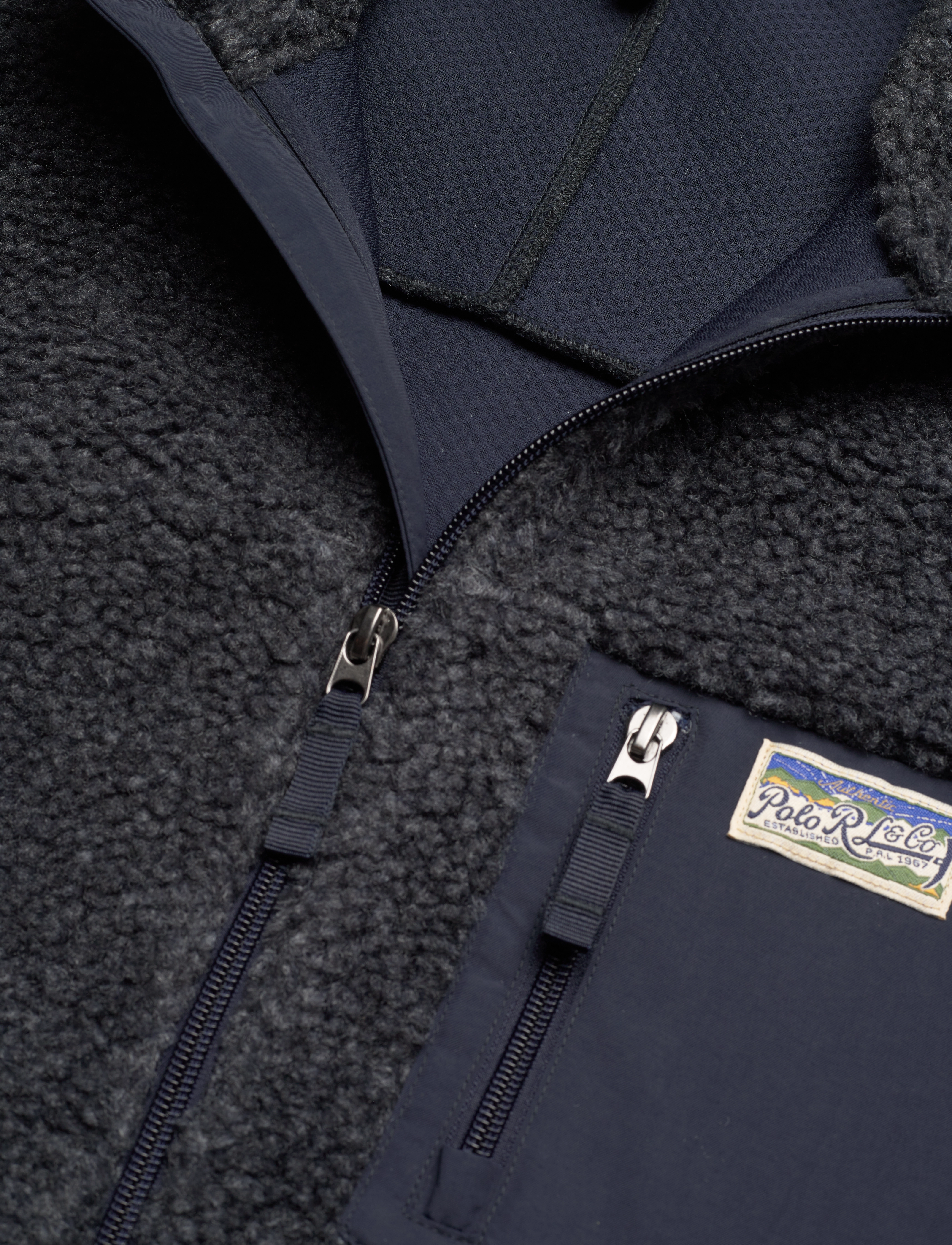 Polo Ralph Lauren - Pile Fleece Jacket - aviator navy marl - 2