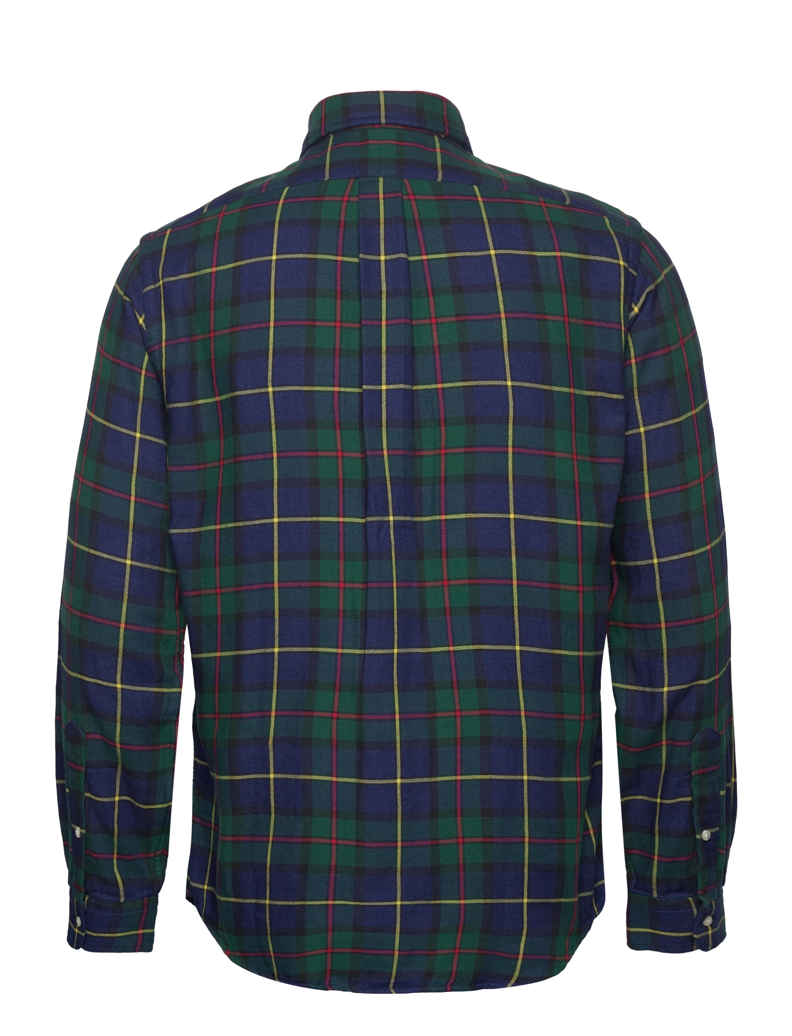 Polo Ralph Lauren - Custom Fit Checked Double-Faced Shirt - 6159 green/navy m - 2