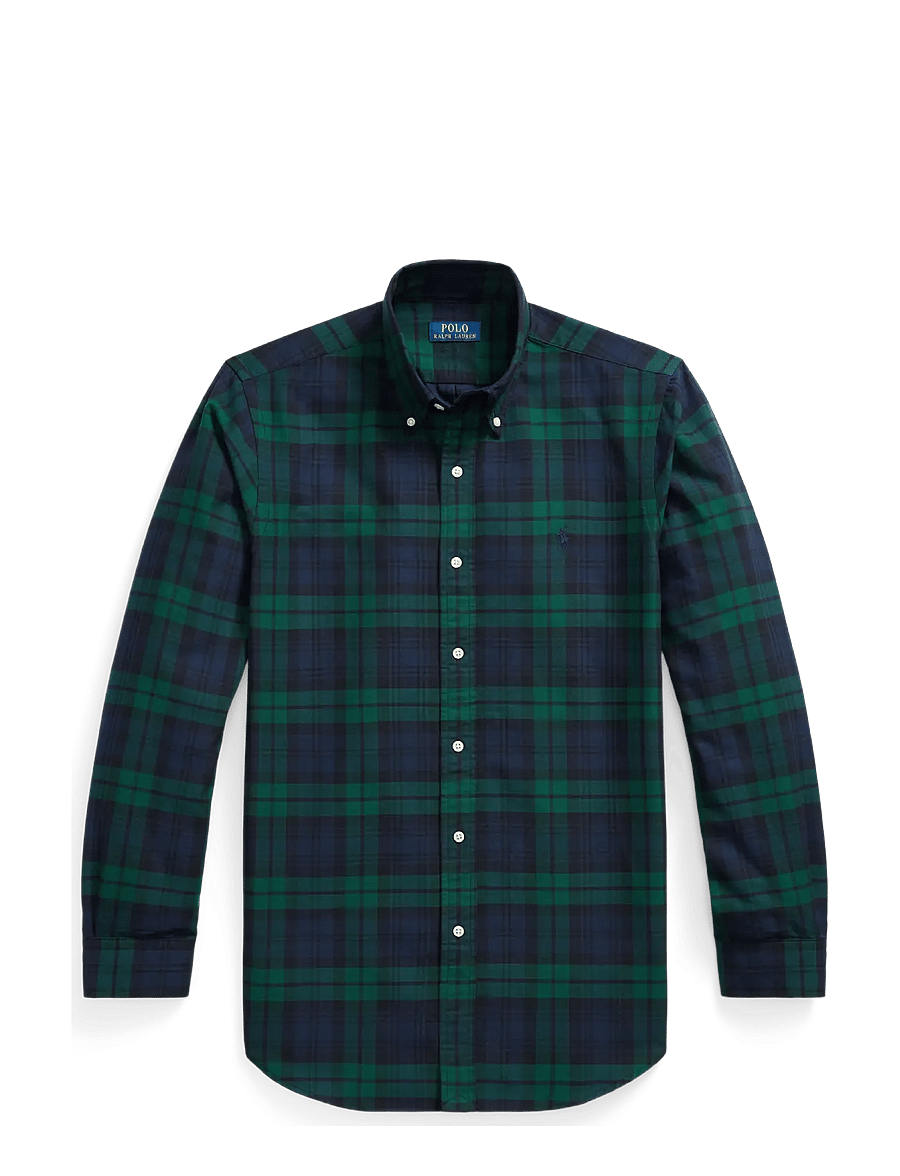 Polo Ralph Lauren - Custom Fit Tattersall Oxford Shirt - 6841 navy/green m - 1