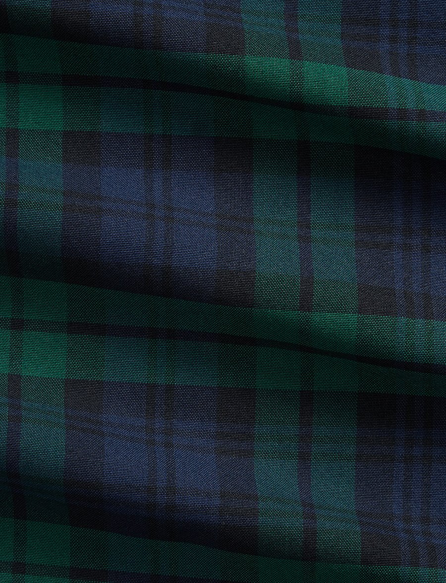 Polo Ralph Lauren - Custom Fit Tattersall Oxford Shirt - 6841 navy/green m - 5