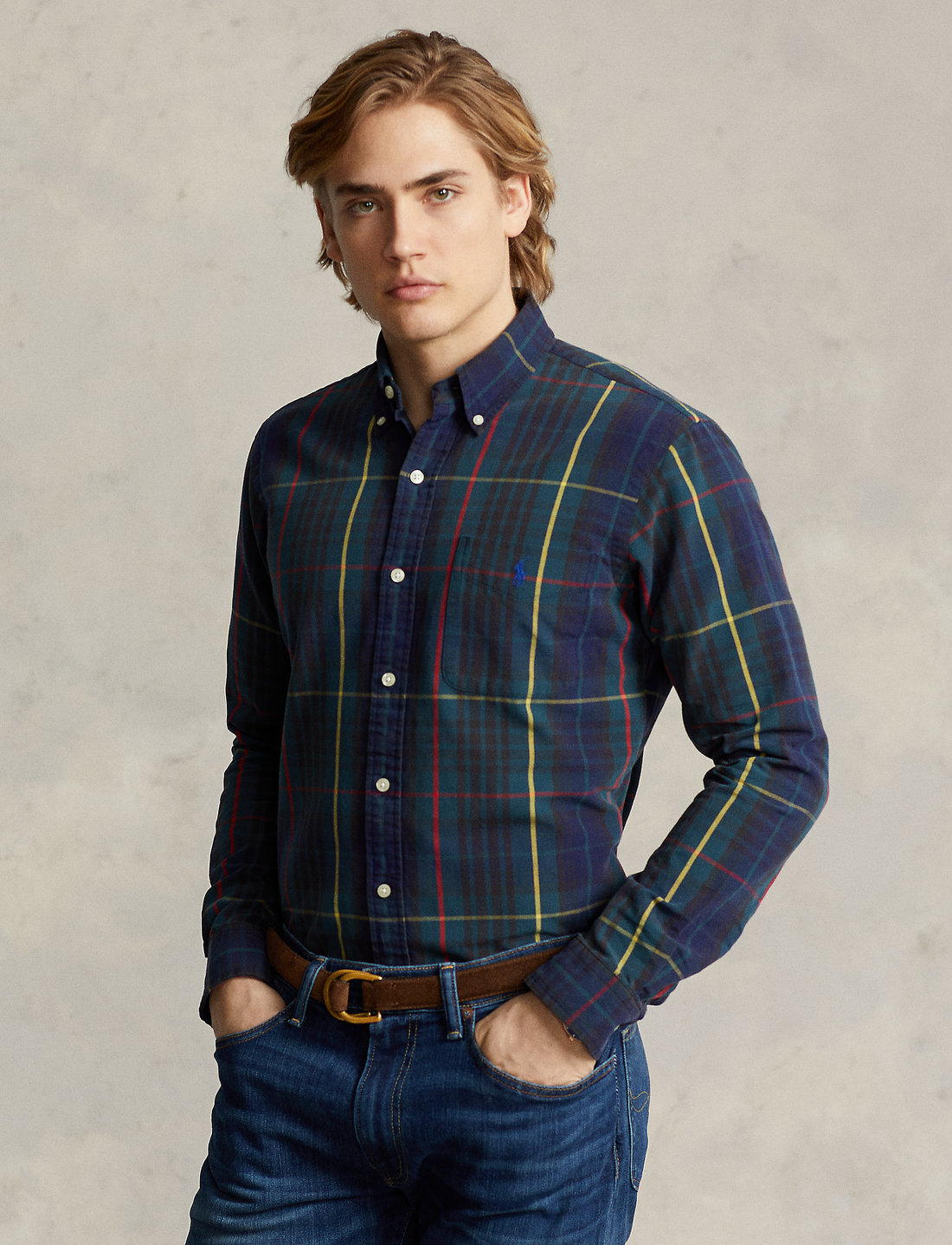 Polo Ralph Lauren Custom Fit Plaid Oxford Shirt Casual shirts Boozt