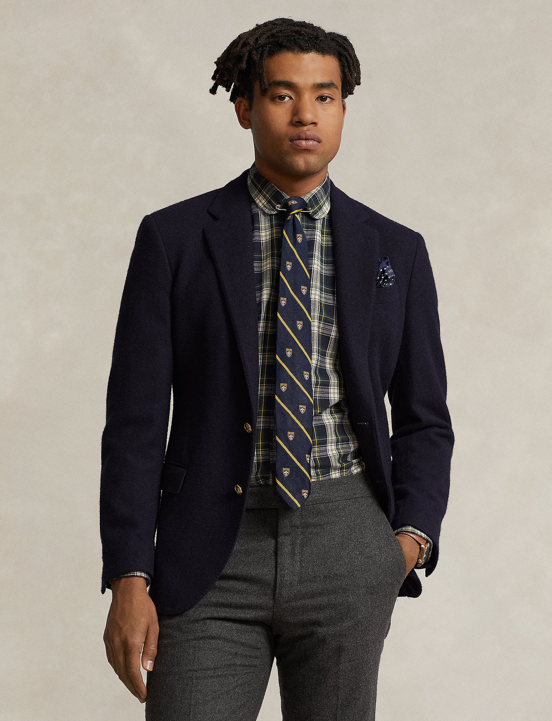 Polo ralph lauren men's 2025 classic fit plaid oxford shirt