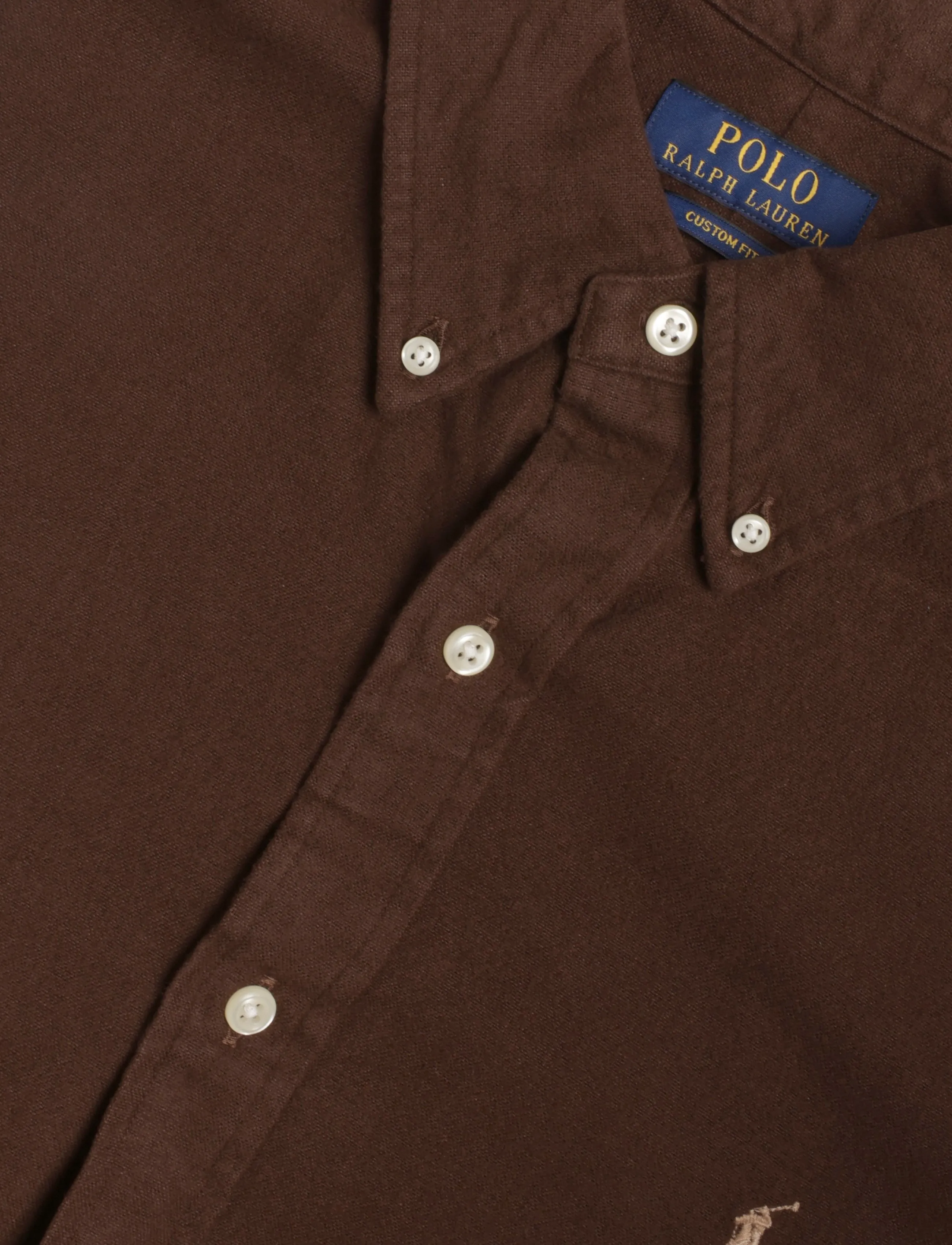 Polo Ralph Lauren - BRUSHED FLANNEL-CUBDPPCS - flanellsärgid - nutmeg brwn - 2