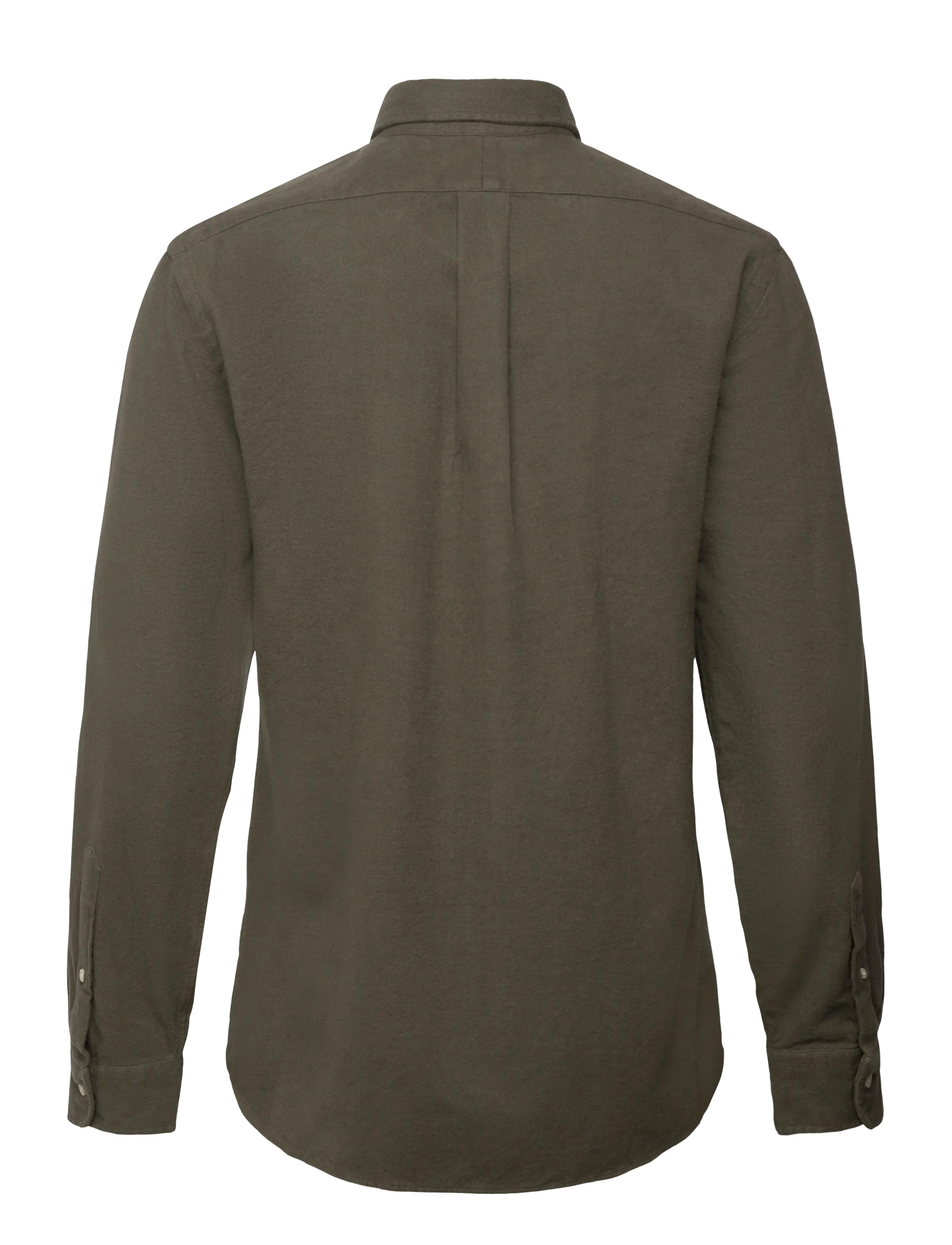 Polo Ralph Lauren - Custom Fit Brushed Flannel Shirt - ranger green - 1