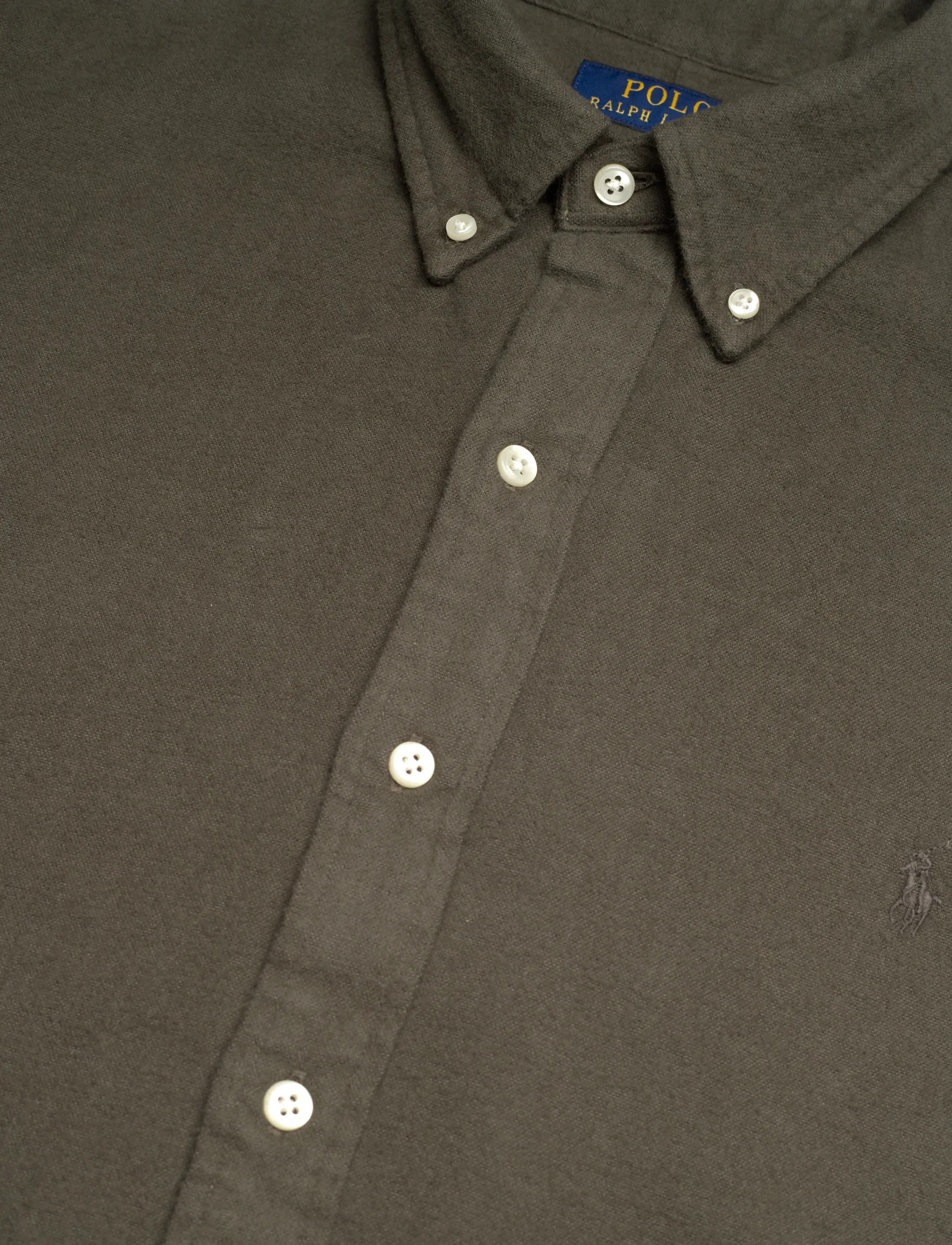 Polo Ralph Lauren - Custom Fit Brushed Flannel Shirt - ranger green - 3