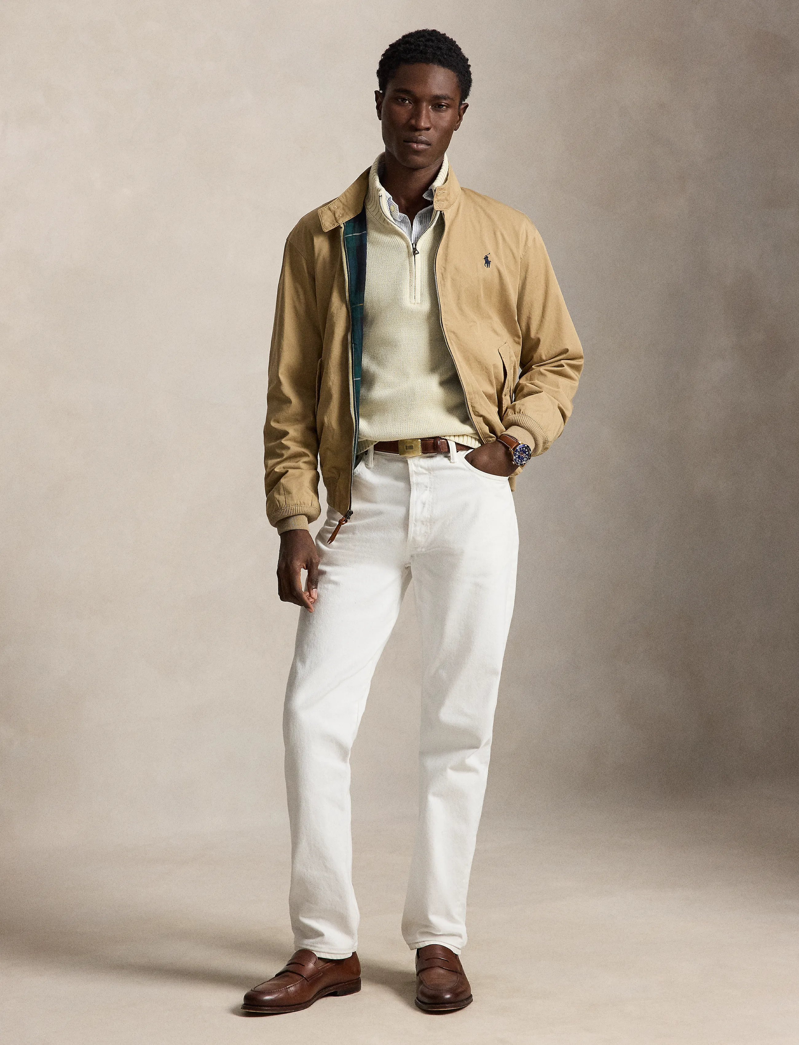 Polo Ralph Lauren - 32/1 TWILL-LND-WDB - leichte jacken - cafe tan - 5