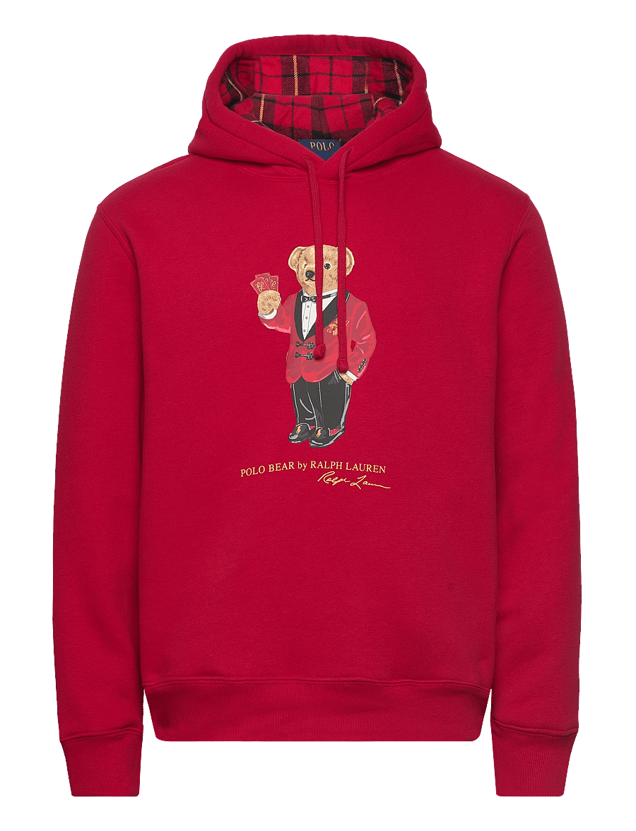 Polo Ralph Lauren - Lunar New Year Polo Bear Fleece Hoodie - park ave red - 0