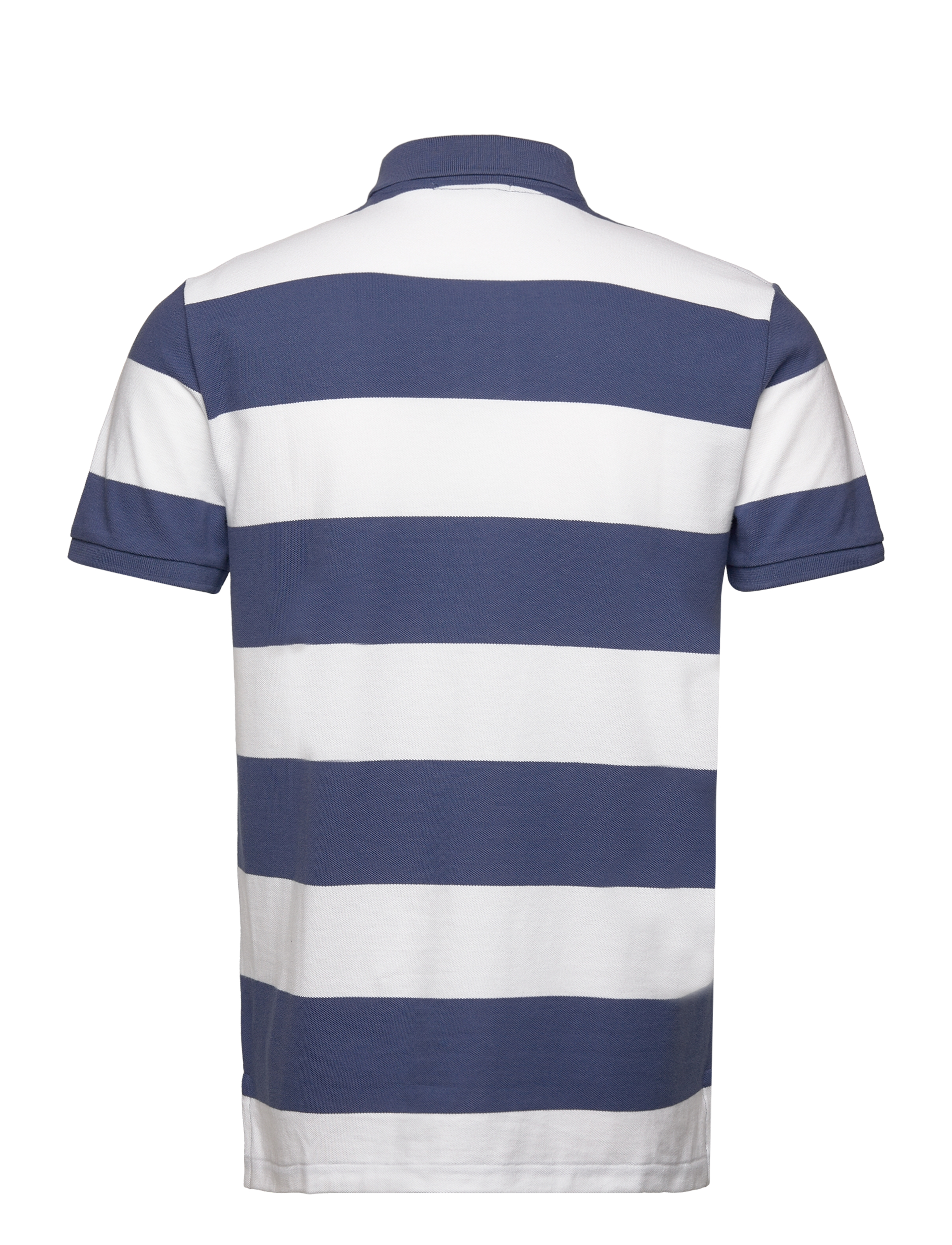 Polo Ralph Lauren - Custom Slim Fit Striped Mesh Polo Shirt - old royal/white - 1