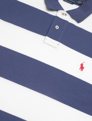 Polo Ralph Lauren - Custom Slim Fit Striped Mesh Polo Shirt - korte mouwen - old royal/white - 2