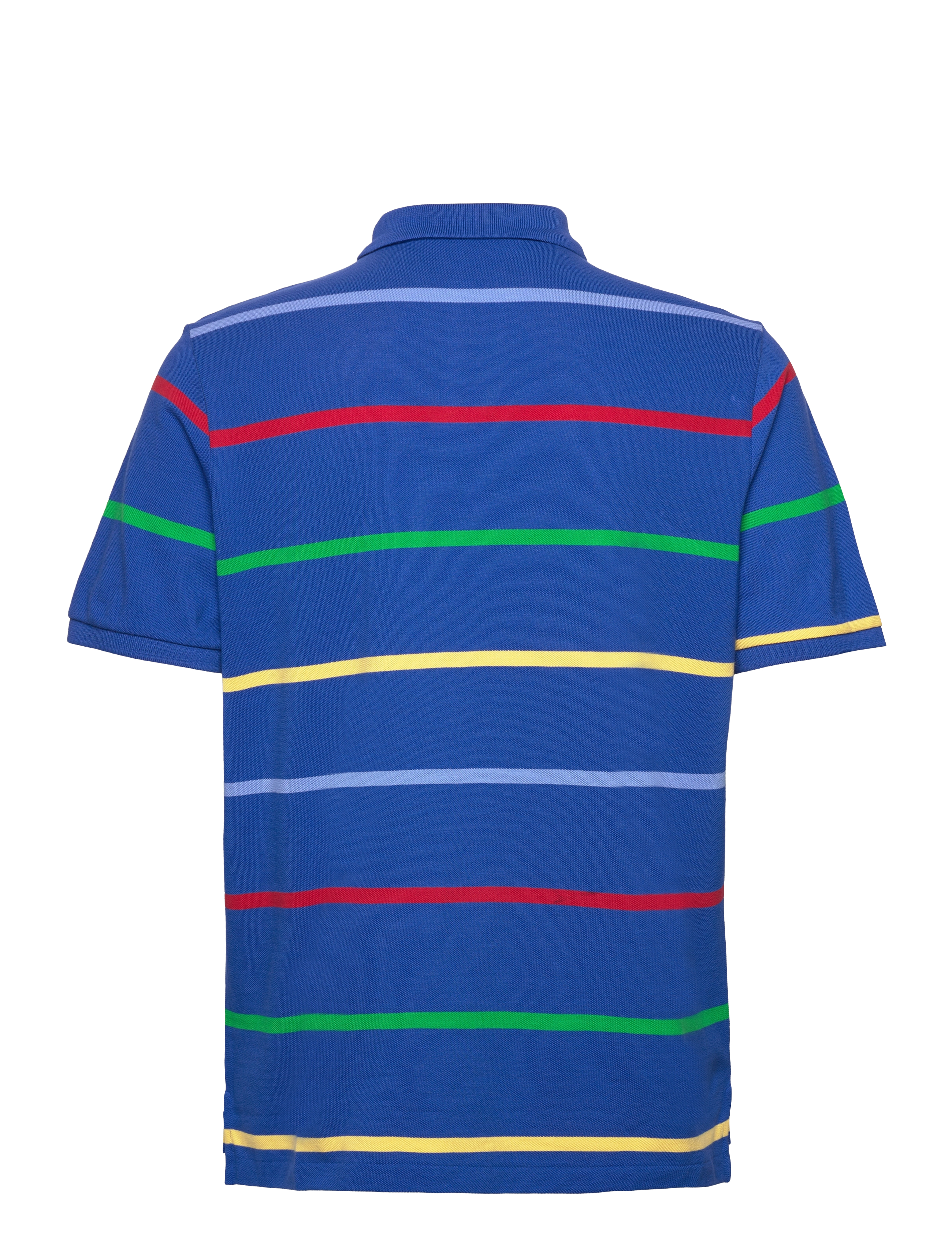 Polo Ralph Lauren - Classic Fit Striped Mesh Polo Shirt - sapphire star mul - 1