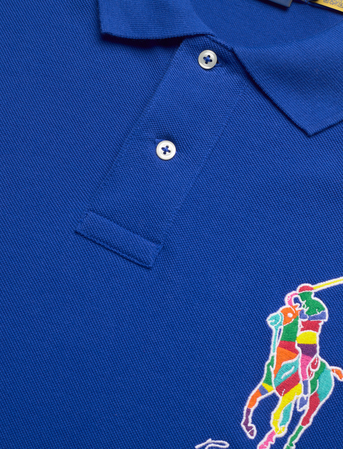 Polo Ralph Lauren Classic Fit Big Pony Mesh Polo Shirt Short