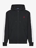 Black zip up hoodie polo deals
