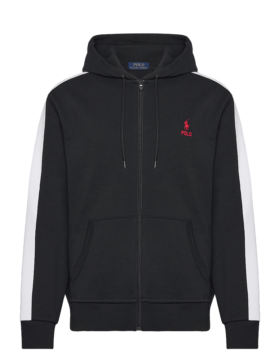 Polo Ralph Lauren - 30/1 DOUBLE KNT CVC-LSL-SWS - polo black multi - 0