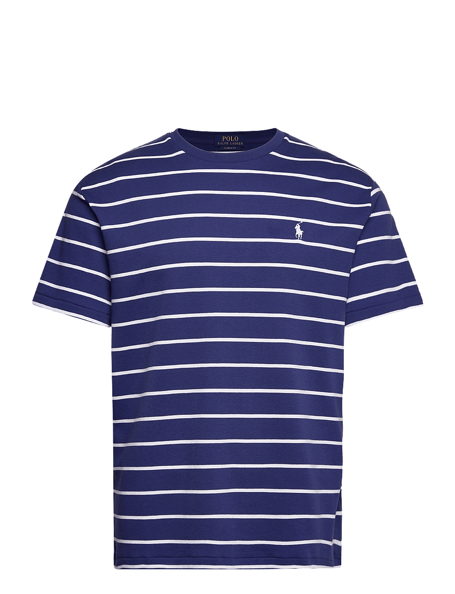 Polo Ralph Lauren - Classic Fit Striped Soft Cotton T-Shirt - fall royal/white - 0
